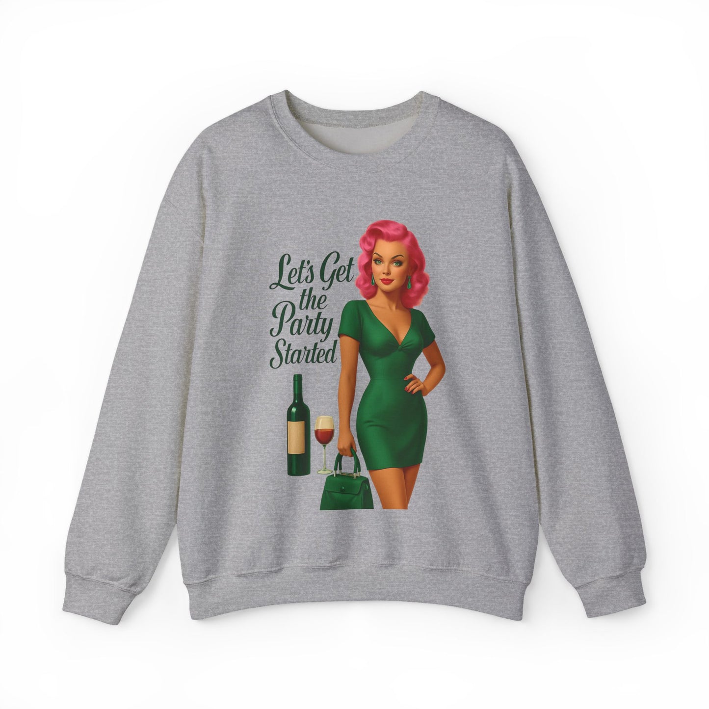 Let's Get the Party Started Unique Sweatshirt Design