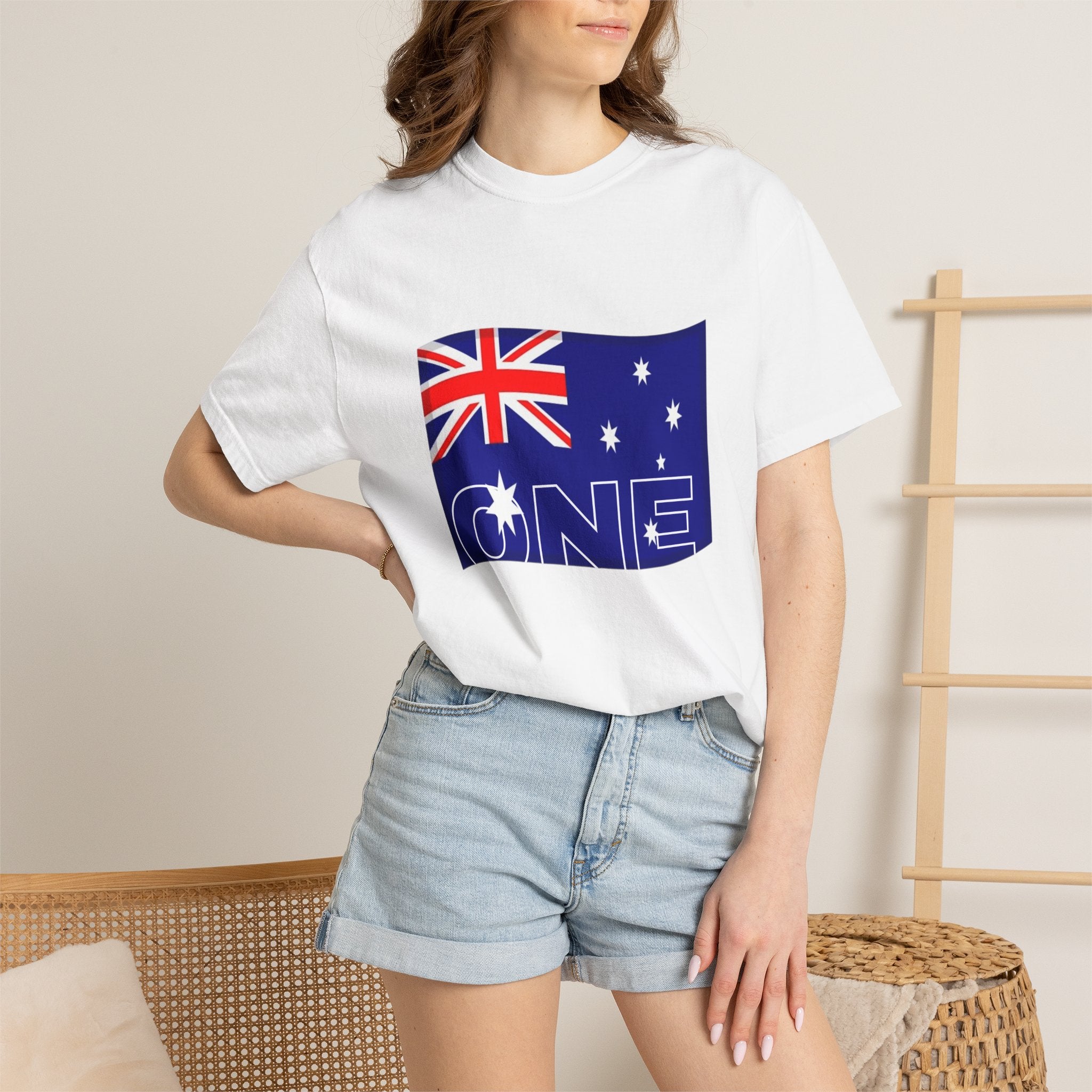 Australia Flag "One" Graphic T-Shirt