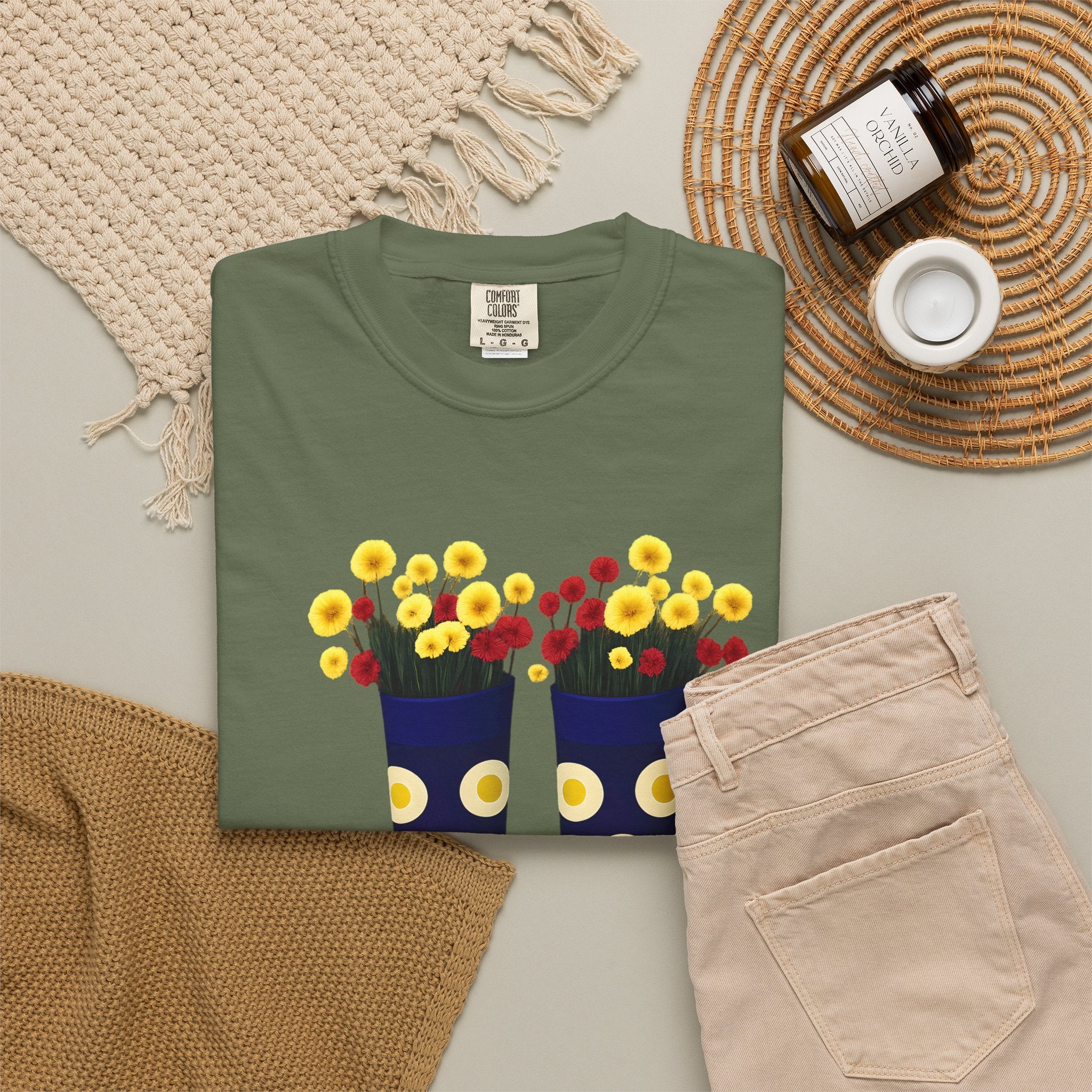 Step Into Kindness T-Shirt – Floral Rain Boot Graphic Tee