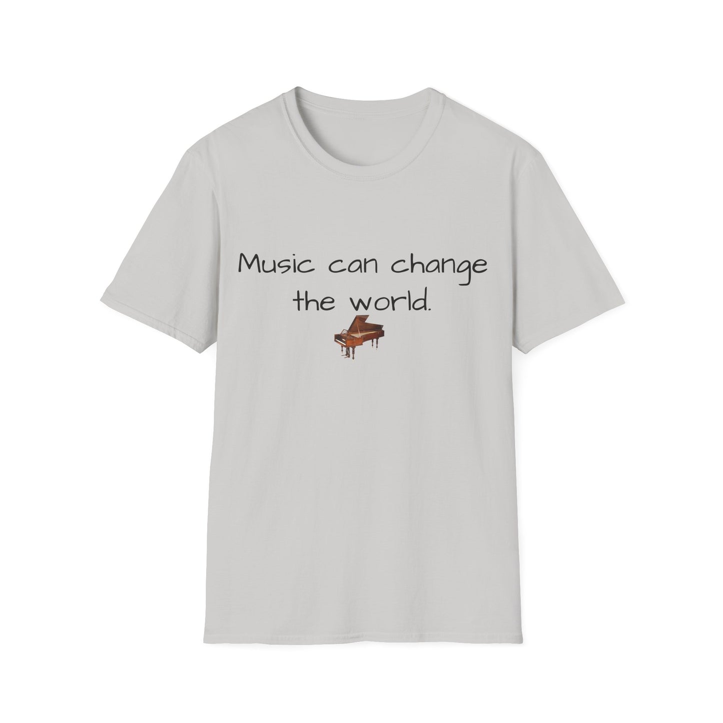 Inspirational Quote Tee, Unisex Softstyle T-Shirt, Music Lover Gift, Casual Wear