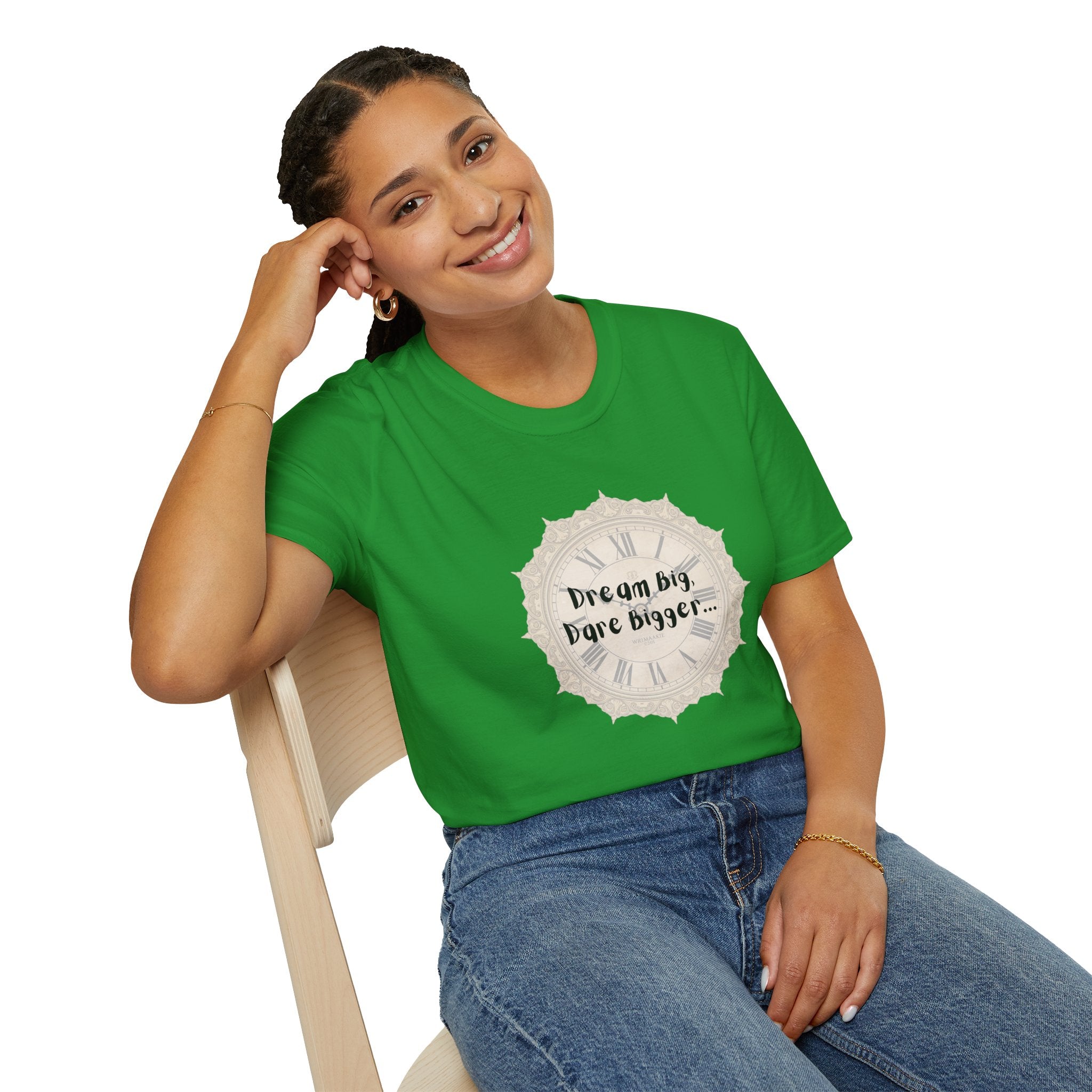 T-Shirt Inspirational Tee for Motivation, Dream Big, Gift for Dreamers, Casual Wear