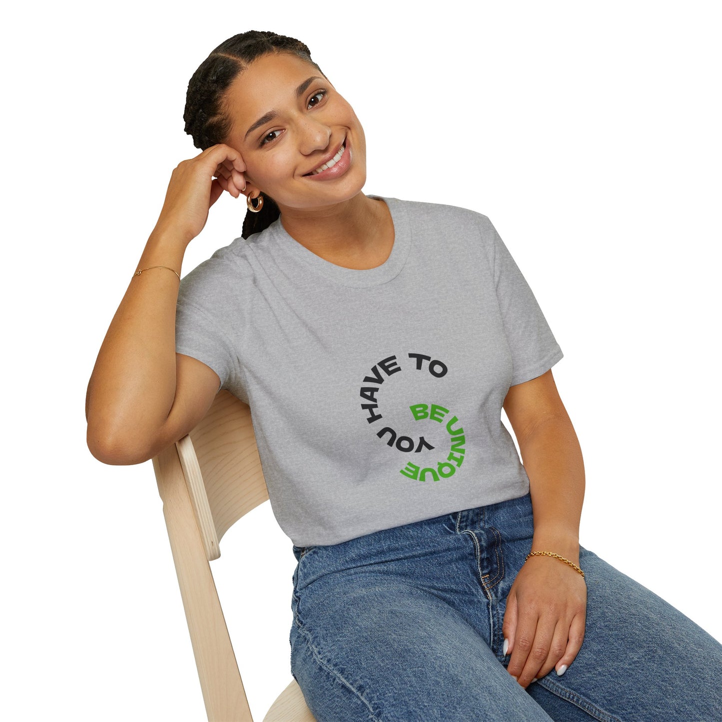 Inspirational Unisex Softstyle T-Shirt, Unique Graphic Shirt, Casual Wear, Vintage Style