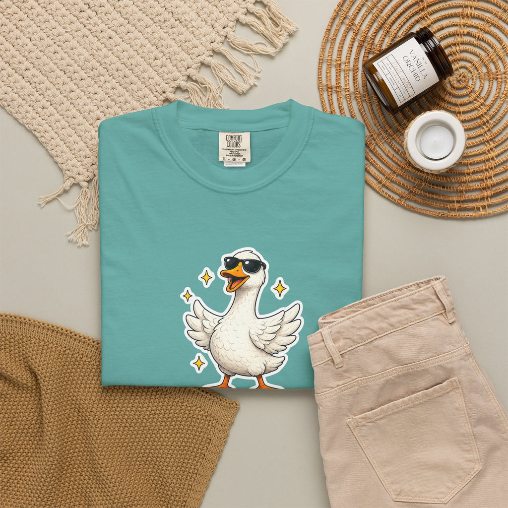 Confidence Goose T-Shirt — Funny Motivational Graphic Tee