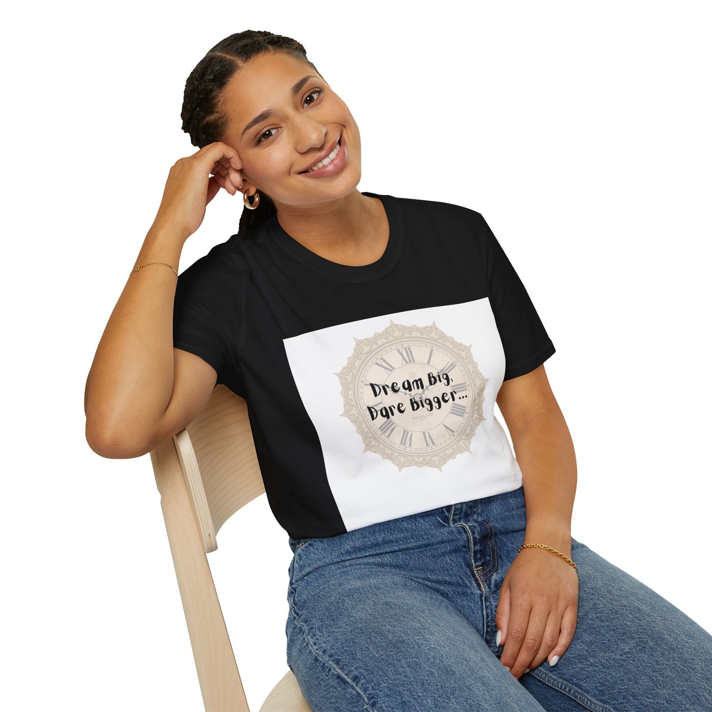 Unisex T-Shirt Inspirational Tee for Motivation, Dream Big, Gift for Dreamers, Casual Wear