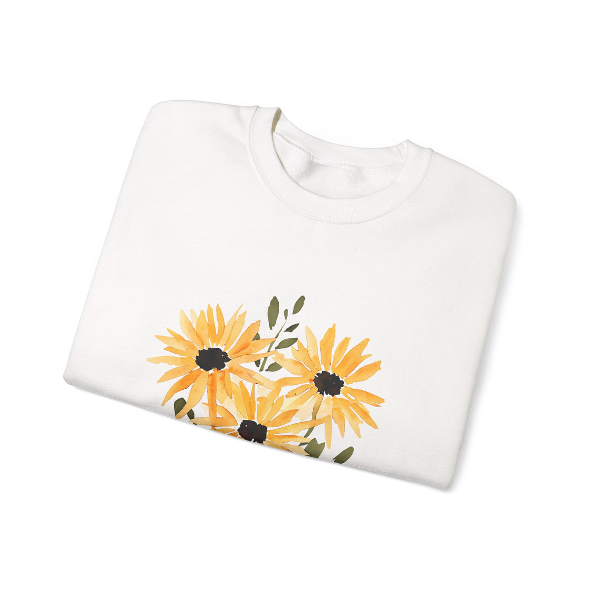 Floral Sunflower Bouquet Crewneck Sweatshirt