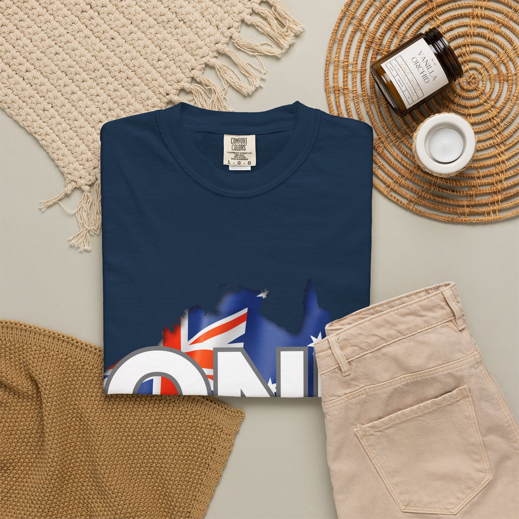 ONE Australia Unity T-Shirt — Aussie Flag Map Graphic Tee