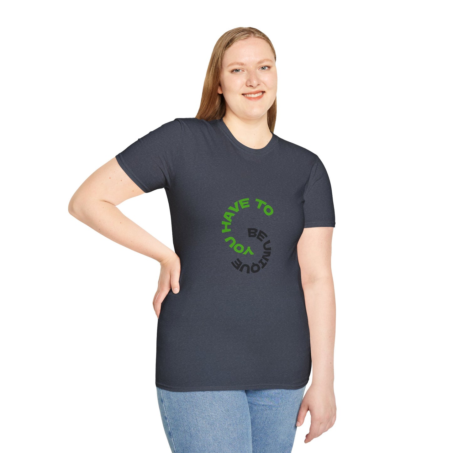 Inspirational Unisex Softstyle T-Shirt, Unique Graphic Shirt, Casual Wear, Vintage Style