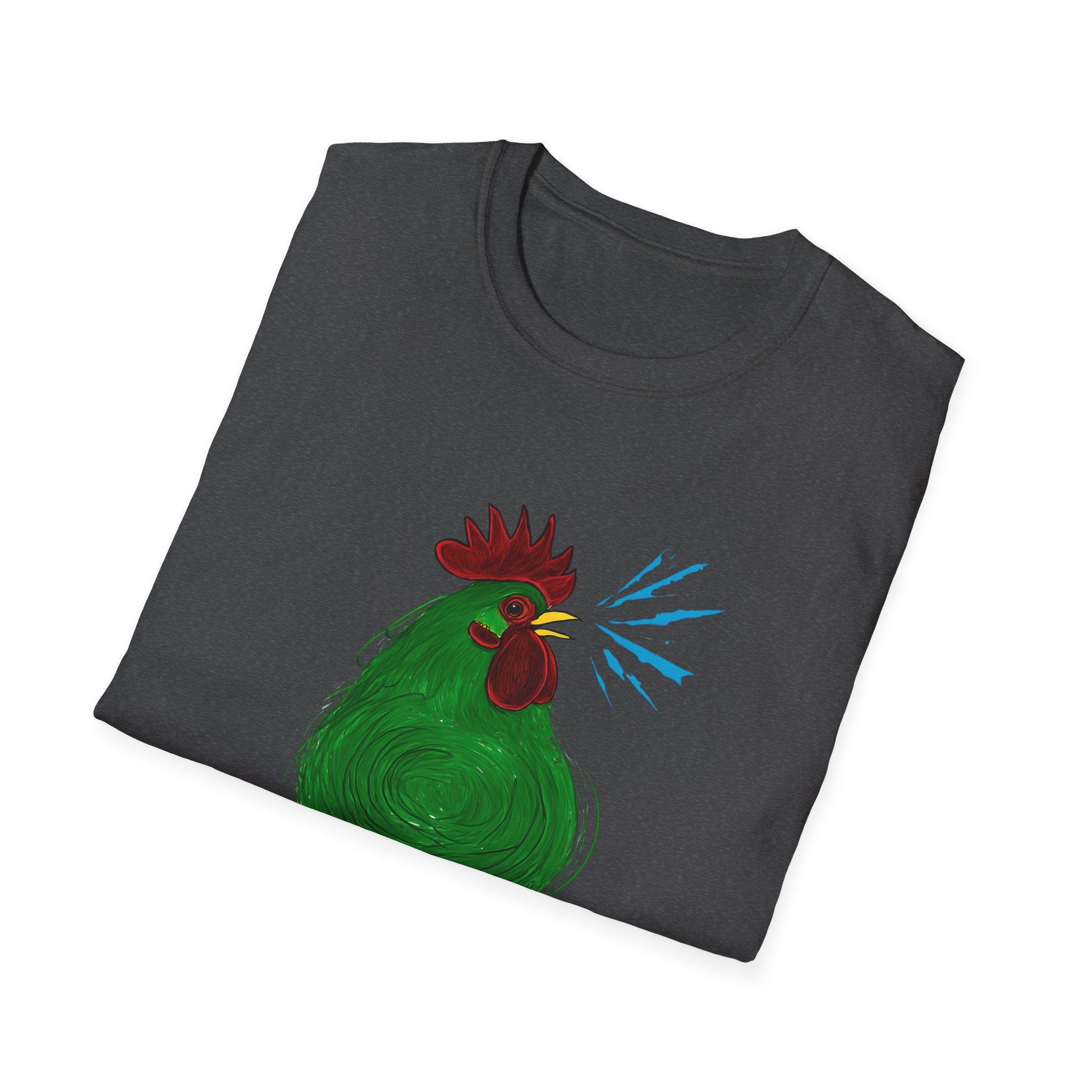 Funny Chicken Graphic T-Shirt, Humor Tee, Farm-Inspired Apparel, Gift for Chicken Lovers, Meme Shirt, Casual Wear