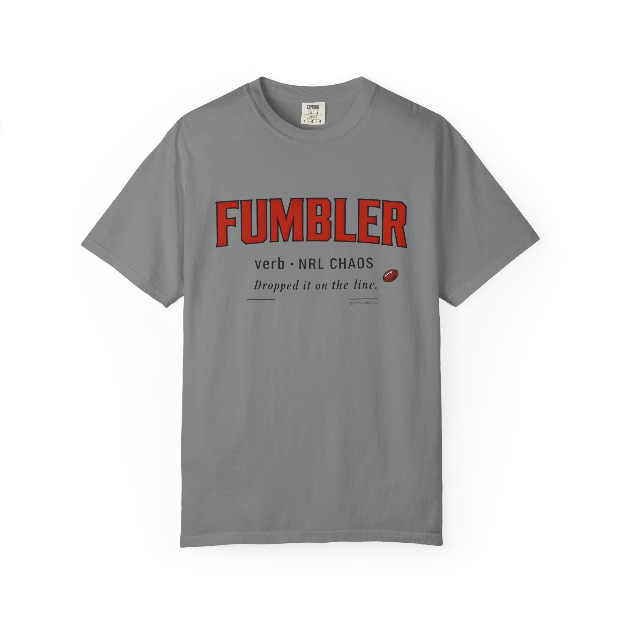 Fumbler Graphic T-Shirt — 'Fumbler' Sports Humour Tee with Definition Print