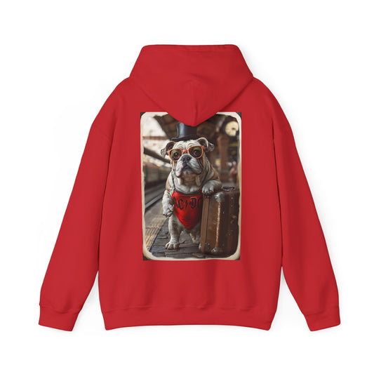 AC/DC Inspired Whole Lotta Rosie Bulldog Unisex Heavy Blend™ Hooded Sweatshirt