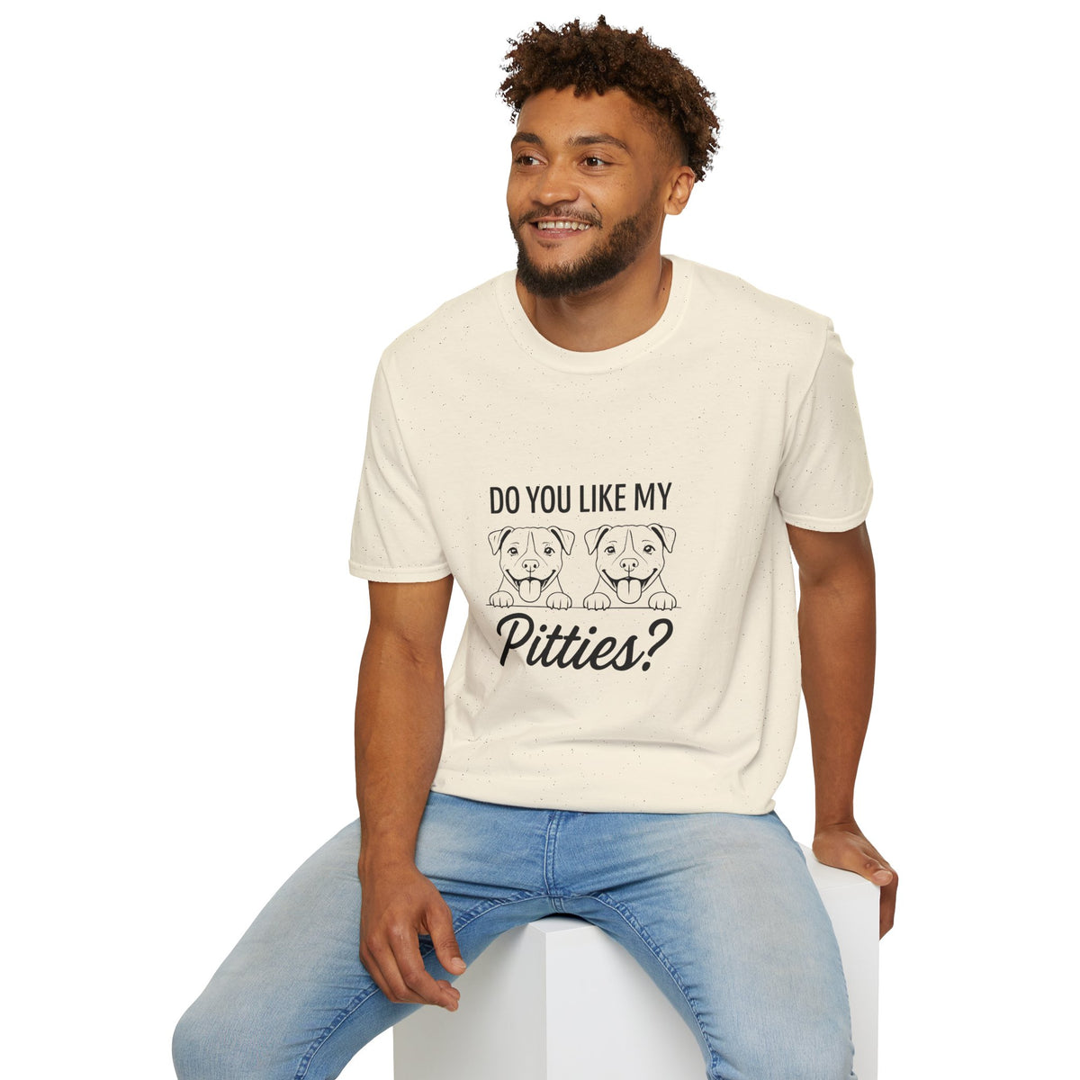 Do You Like My Pitties? Pitbull T-Shirt — Cute Rescue Dog Tee for Pitbull Lovers