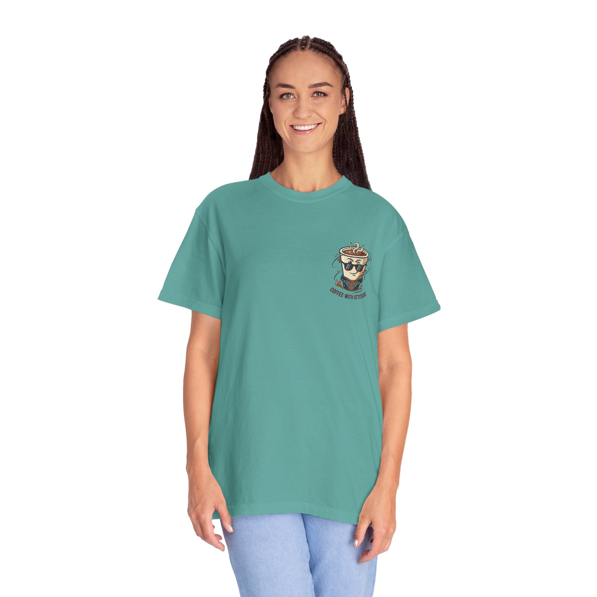 Running on Coffee & Attitude Mum T-Shirt