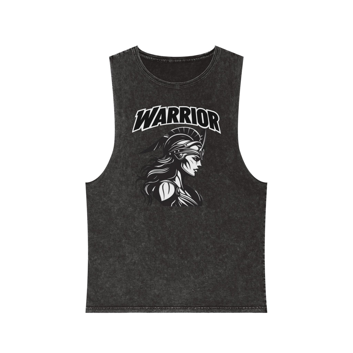 Warrior Graphic Stonewash Tank Top