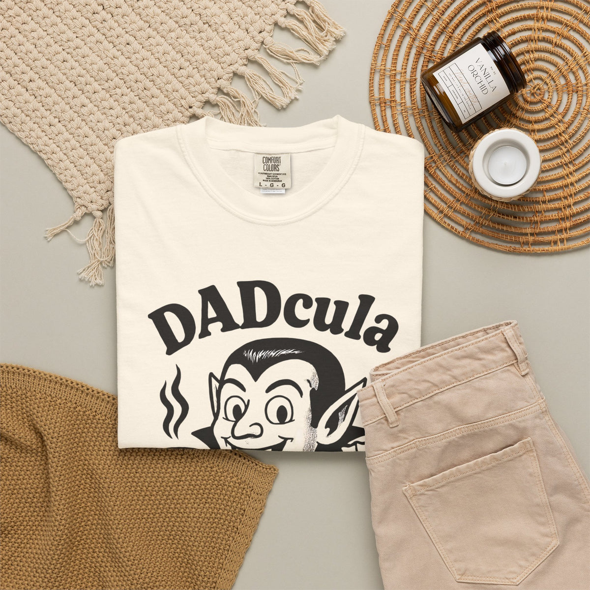 DADcula Coffee & Lollies Ivory T-Shirt