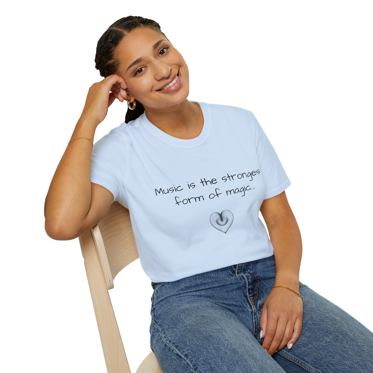 Music is the Strongest form of Magic Inspirational - T-Shirt