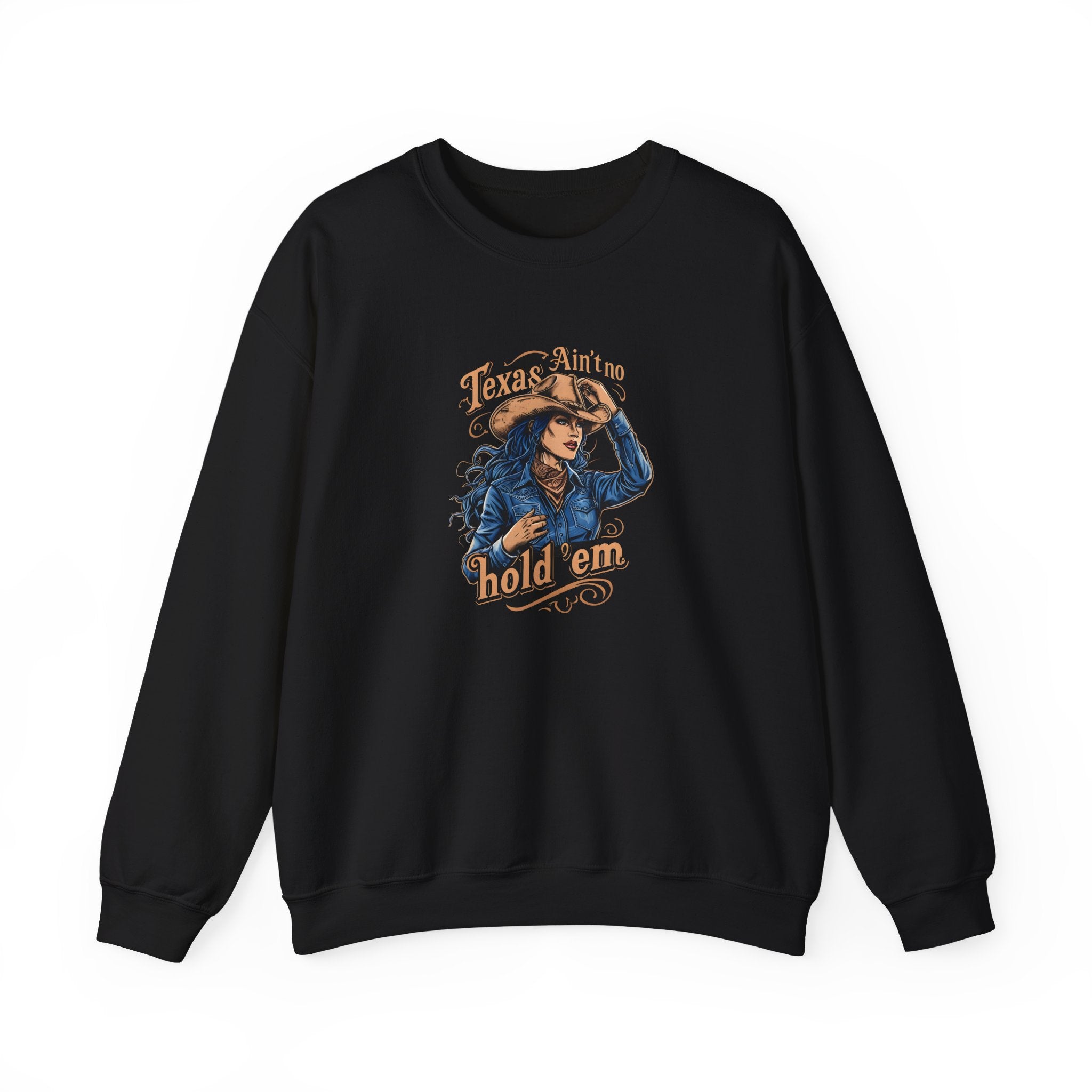 Texas Hold em Sweatshirt - Unisex Heavy Blend Crewneck