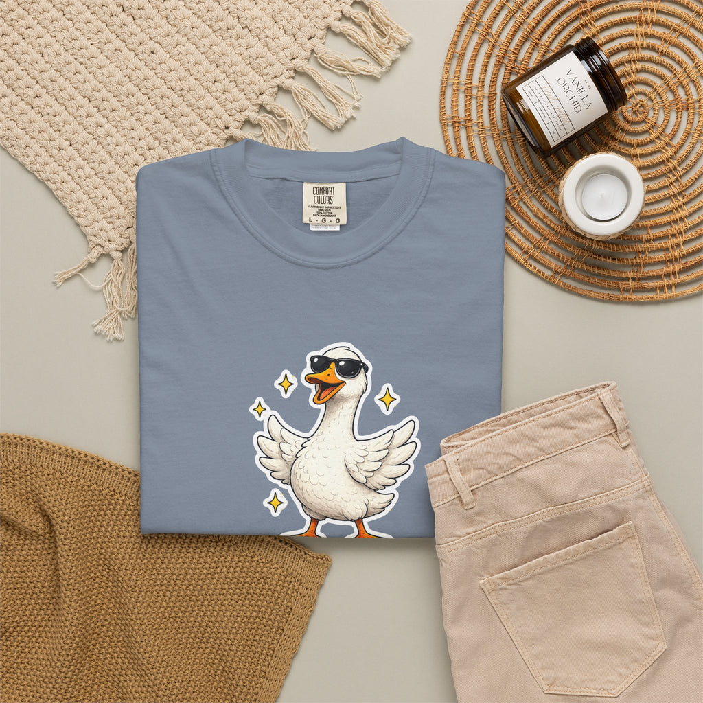Confidence Goose T-Shirt — Funny Motivational Graphic Tee