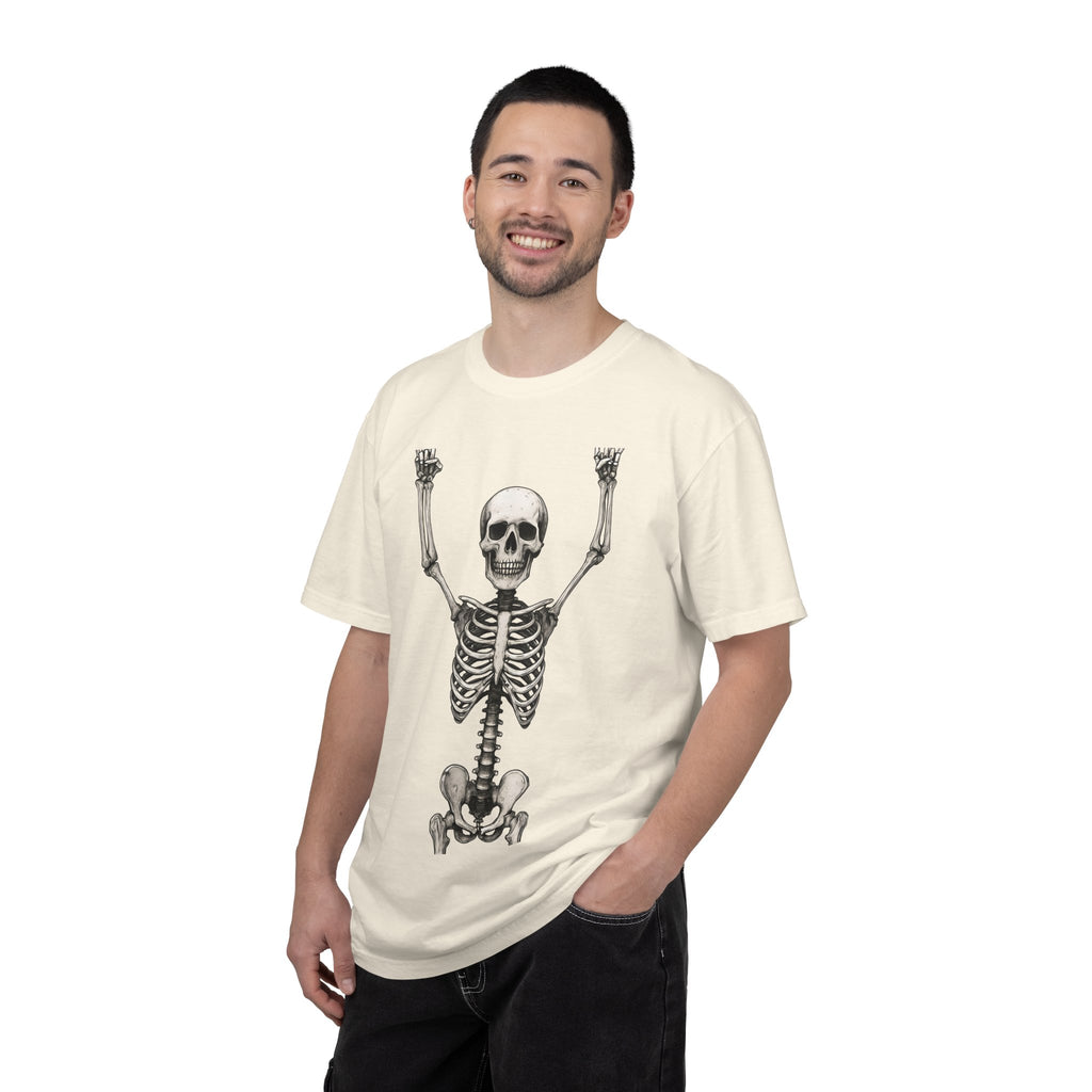Hands Up, Vintage T-Shirt Skeleton Unisex Graphic