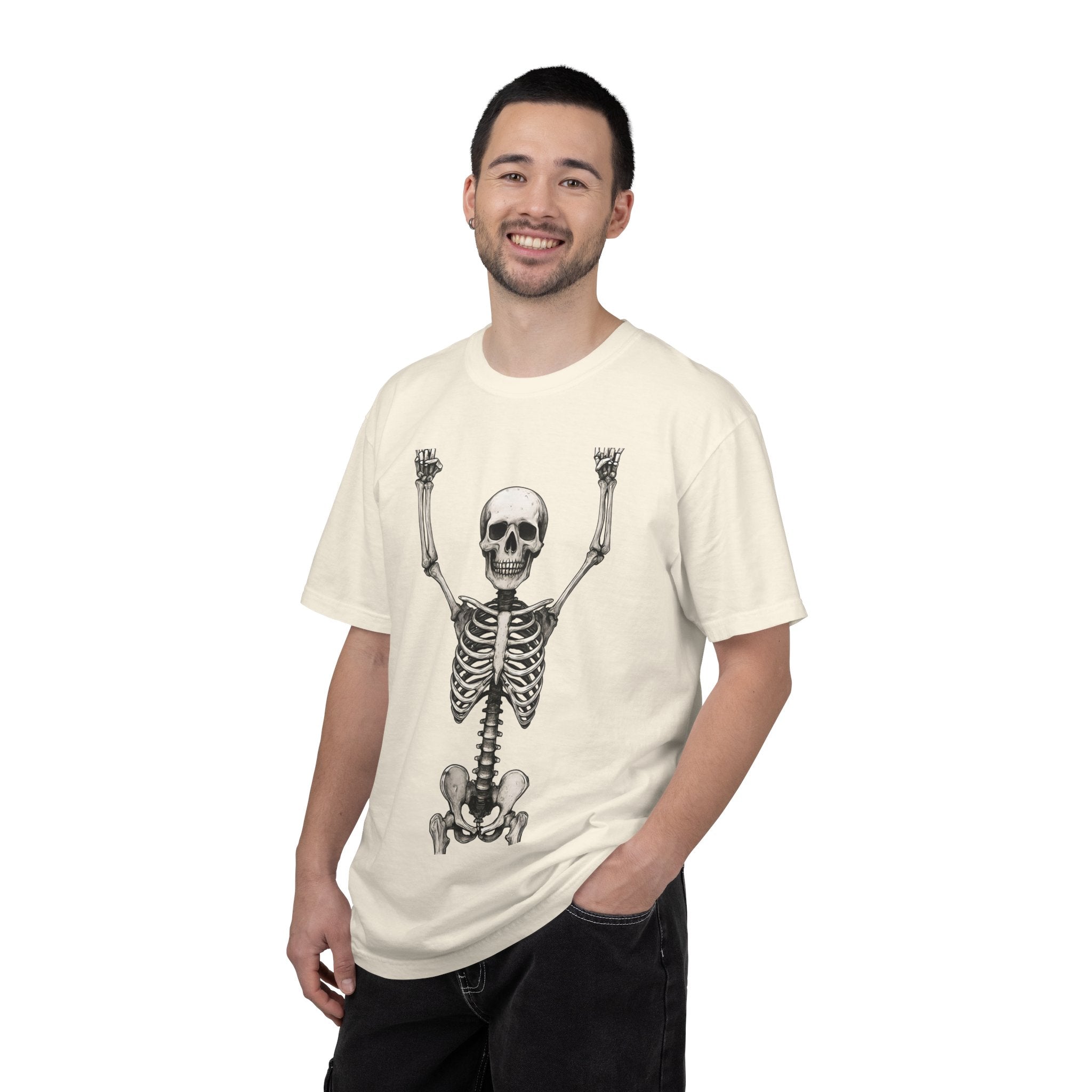 Hands Up, Vintage T-Shirt Skeleton Unisex Graphic
