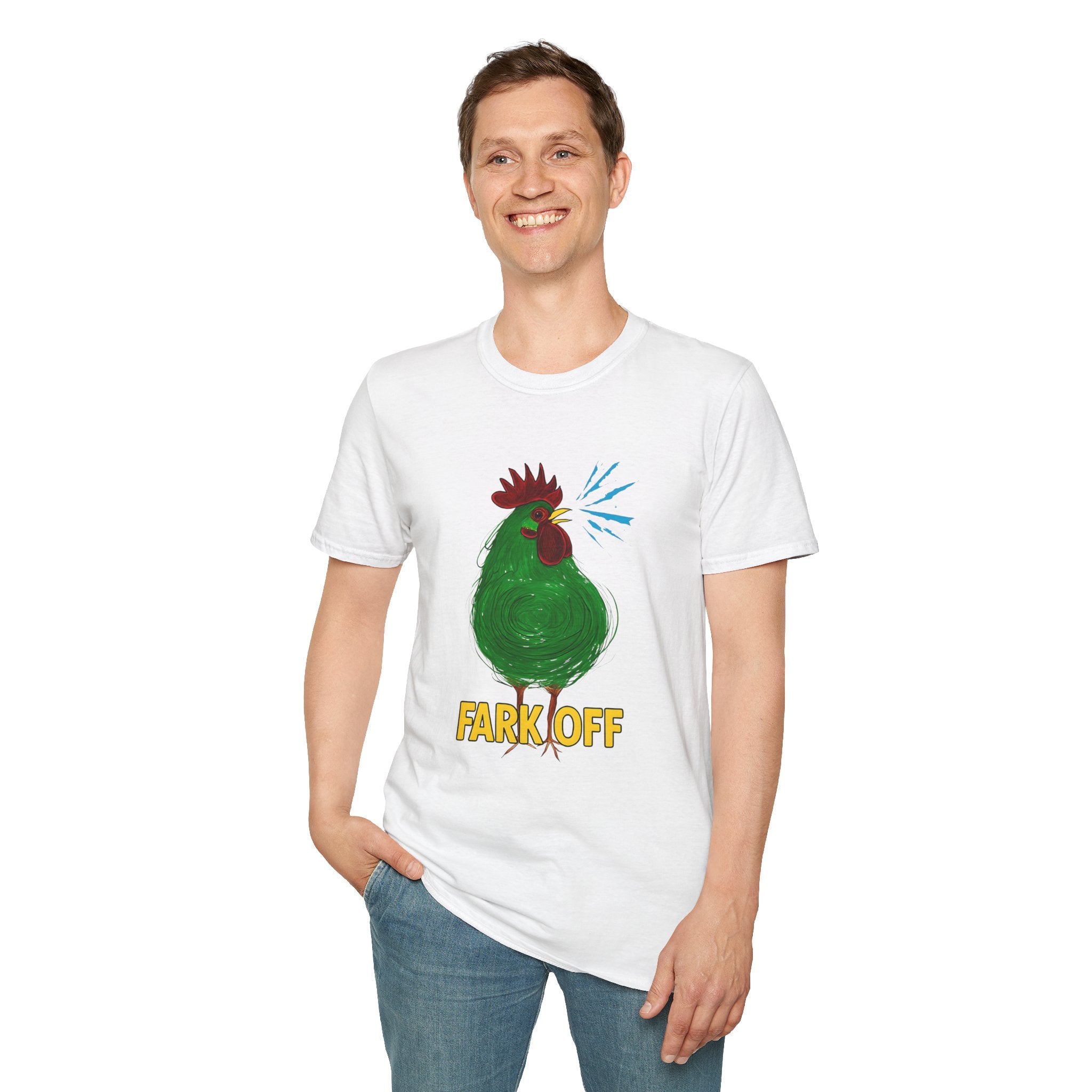 Funny Chicken Graphic T-Shirt, Humor Tee, Farm-Inspired Apparel, Gift for Chicken Lovers, Meme Shirt, Casual Wear
