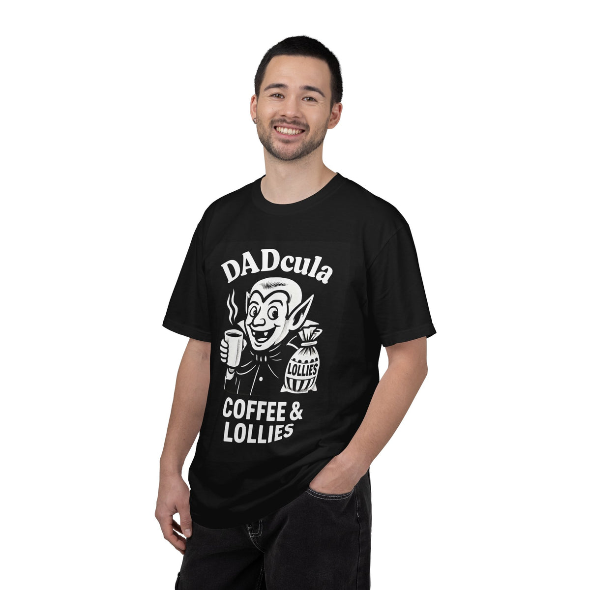 DADcula Coffee & Lollies Black T-Shirt