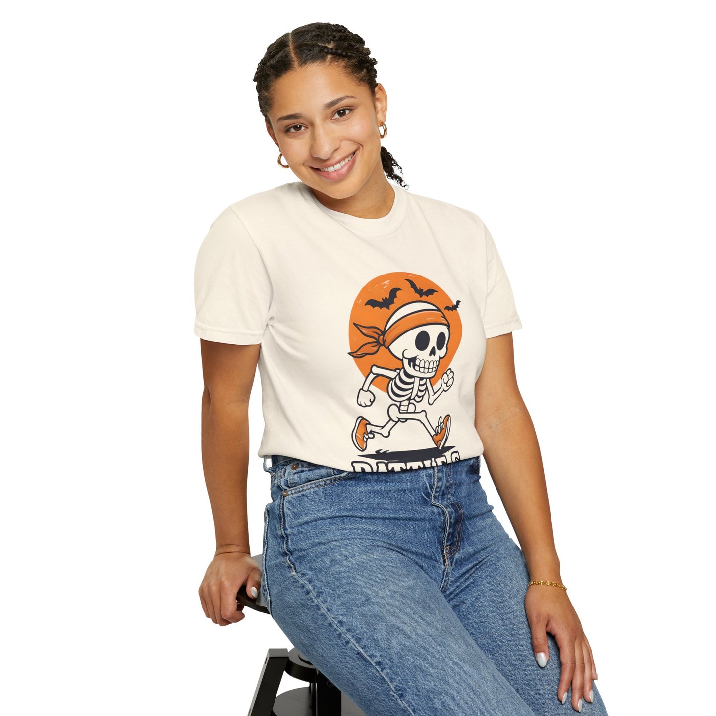Skeleton Rattle & Run Halloween T-shirt for Unisex