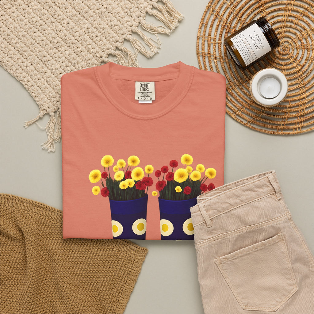 Step Into Kindness T-Shirt – Floral Rain Boot Graphic Tee