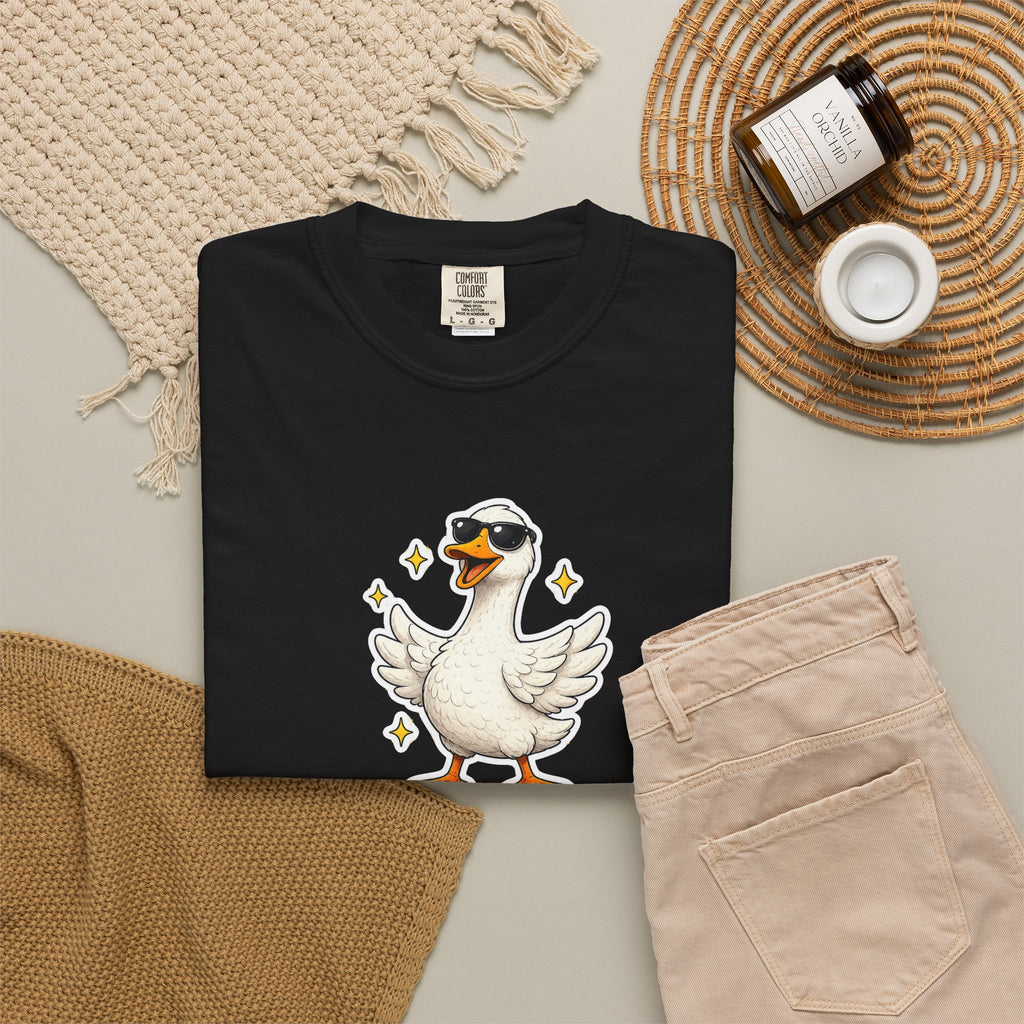 Confidence Goose T-Shirt — Funny Motivational Graphic Tee