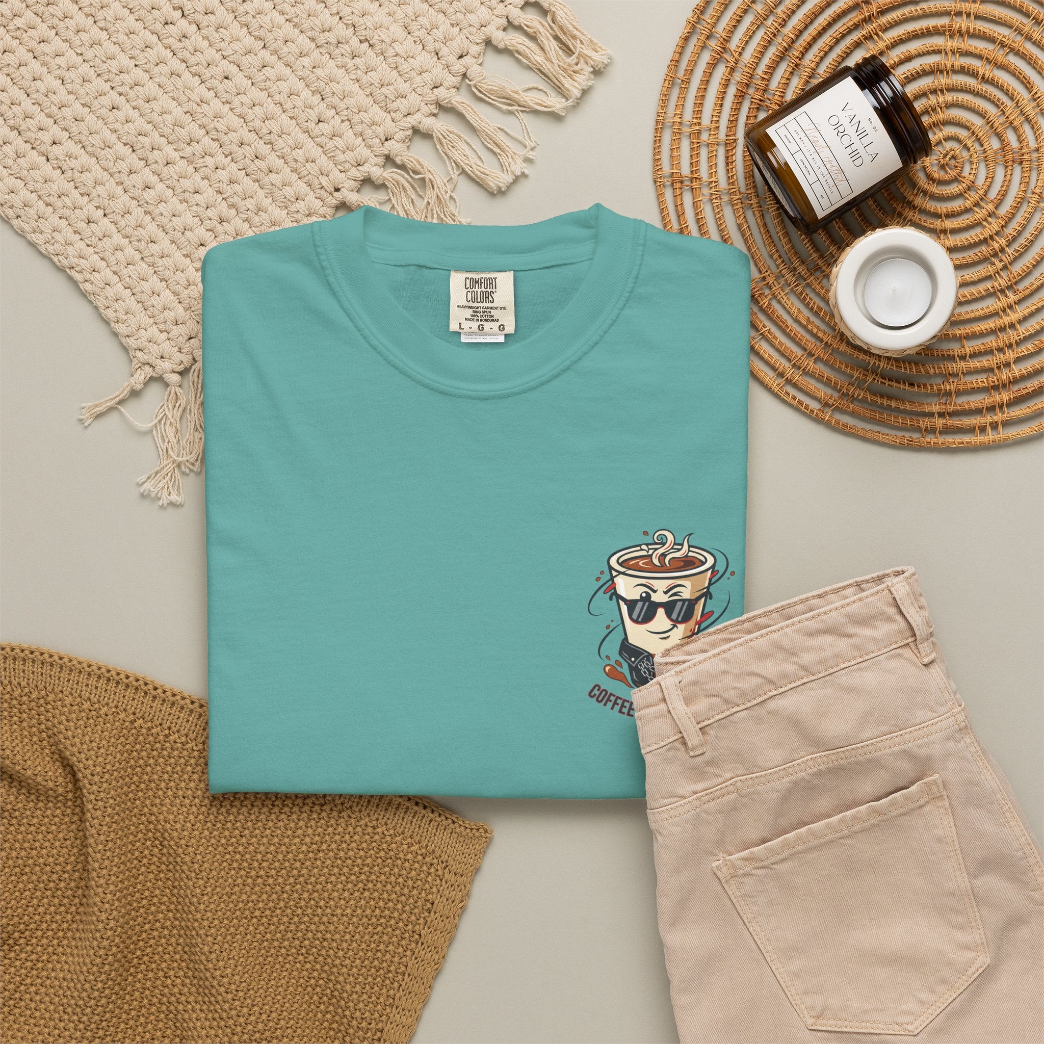 Running on Coffee & Attitude Mum T-Shirt