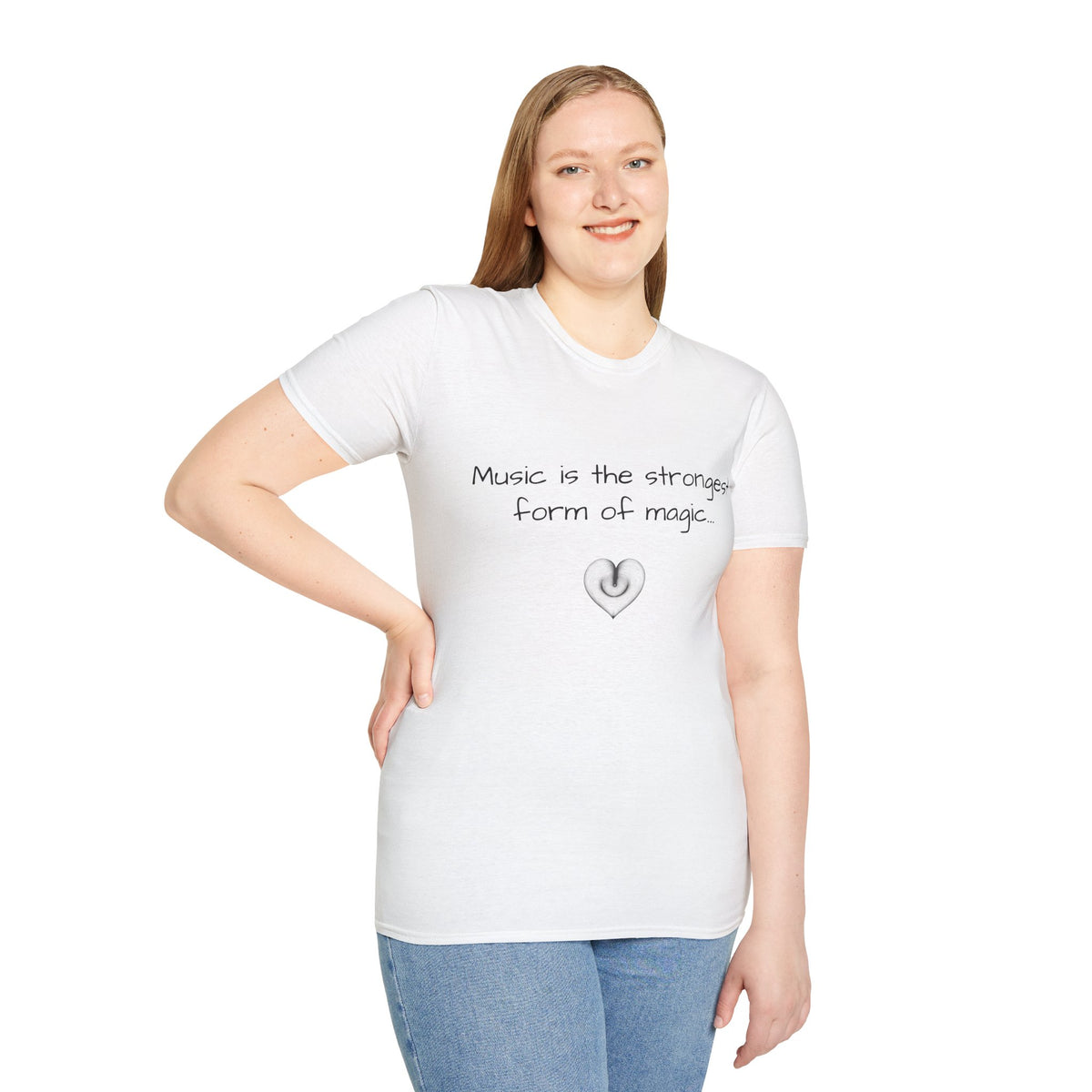 Music is the Strongest form of Magic Inspirational - T-Shirt