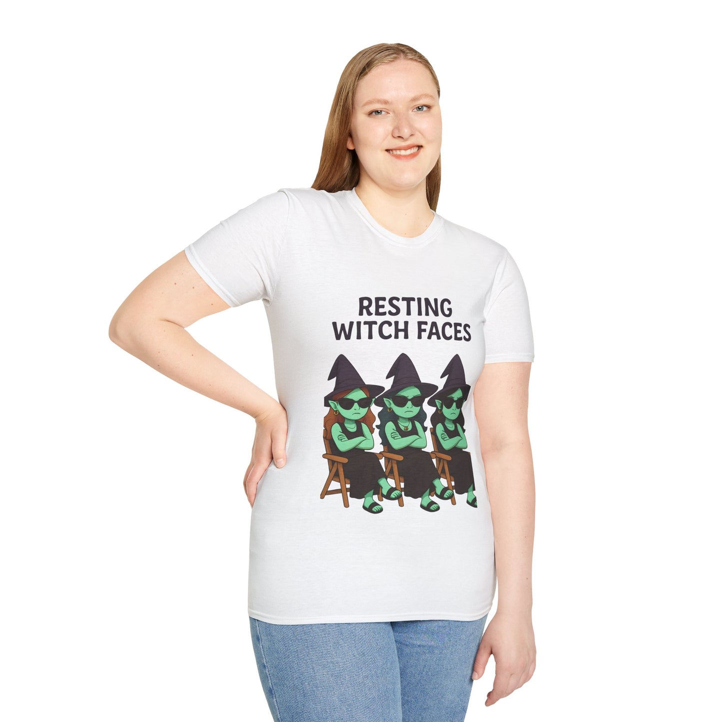 Resting Witch Faces Unisex Softstyle T-Shirt | Cute Halloween Tee, Witch Shirt, Gifts for Her, Spooky Season Apparel, Comfortable [...]