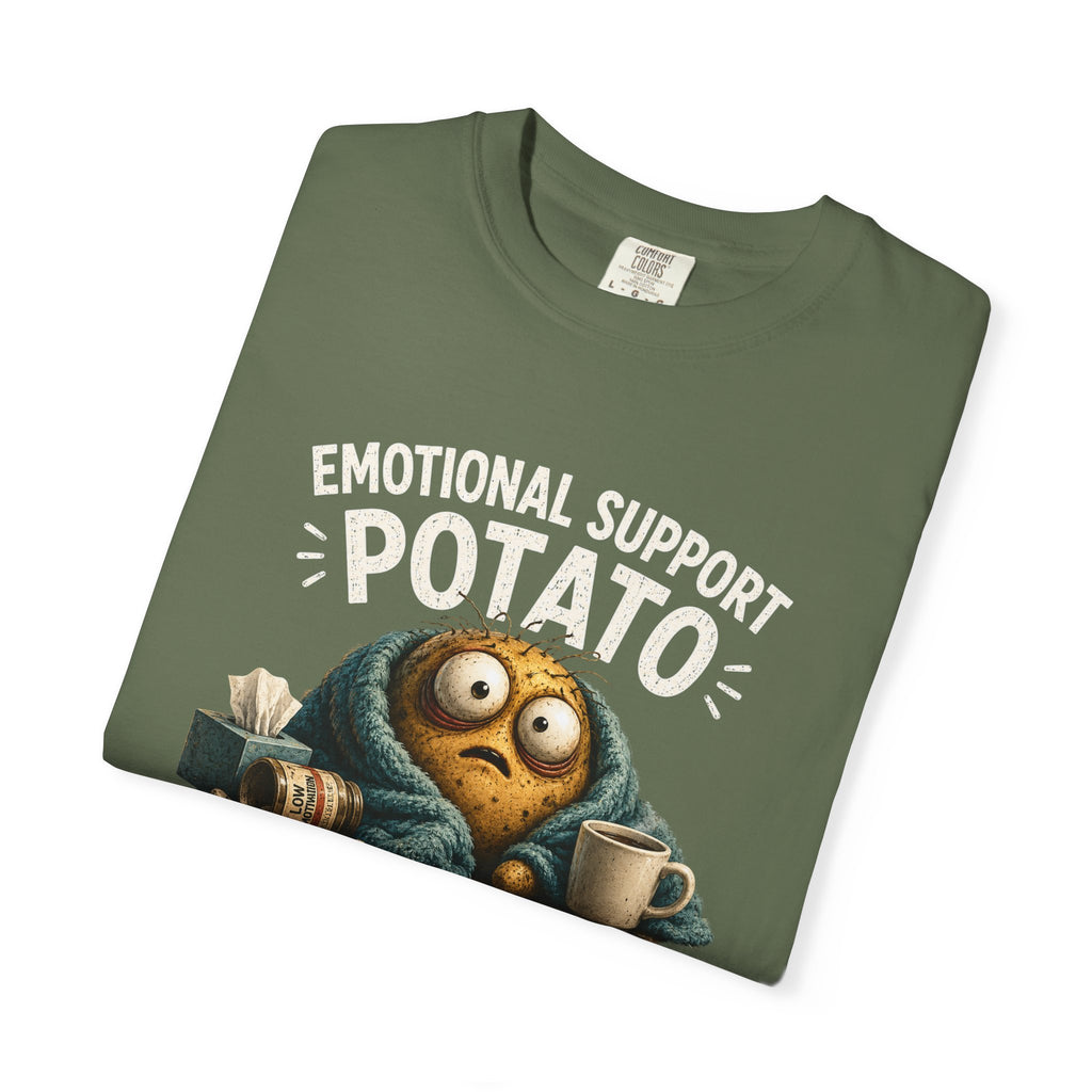 Emotional Support Potato T-Shirt — 'Doing My Best' Funny Comfort Tee