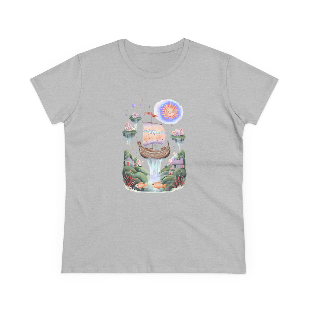 Whimsical Graphic Tee, Dreamy Summer Shirt, Nature Lover Gift, Inspirational Fashion, Women's Casual Top, Perfect for Festivals, Gift for