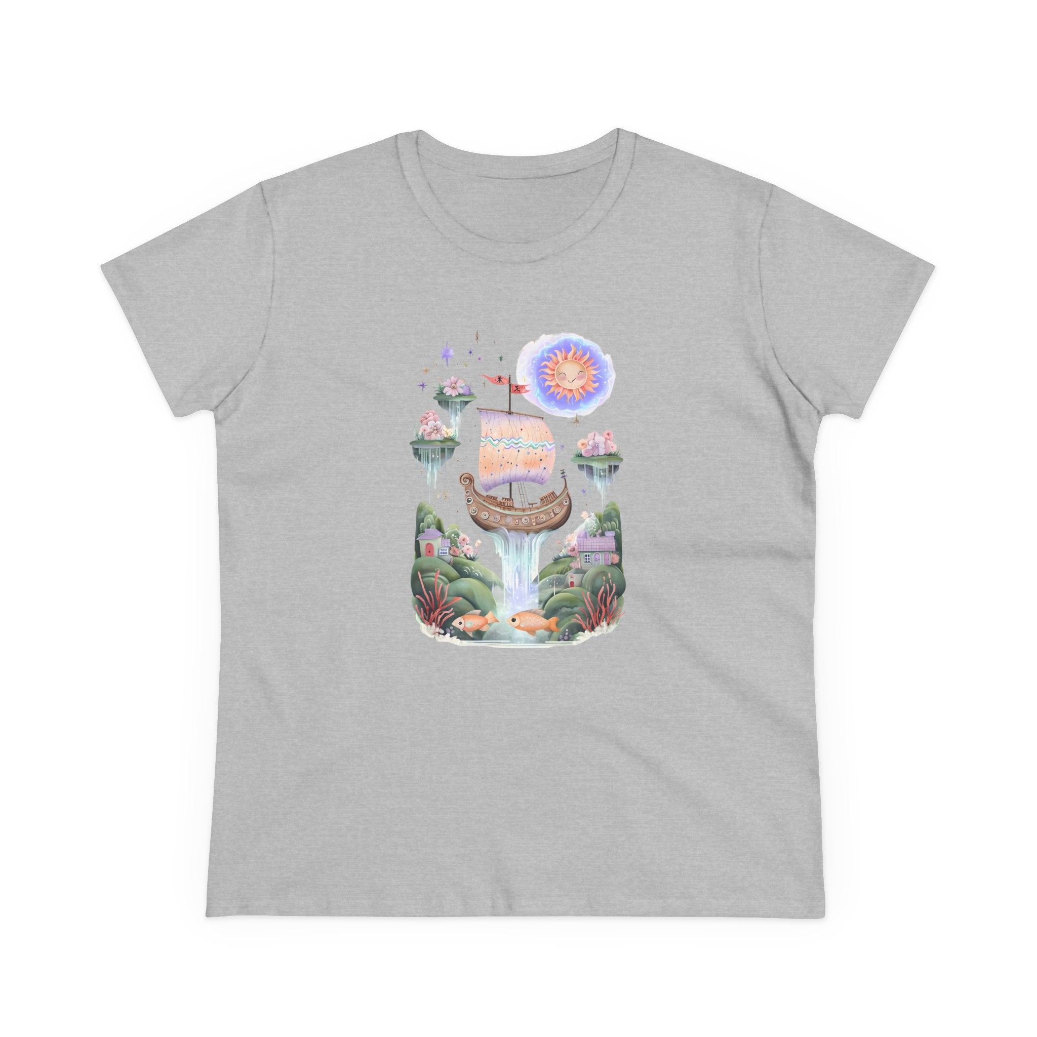 Whimsical Graphic Tee, Dreamy Summer Shirt, Nature Lover Gift, Inspirational Fashion, Women's Casual Top, Perfect for Festivals, Gift for