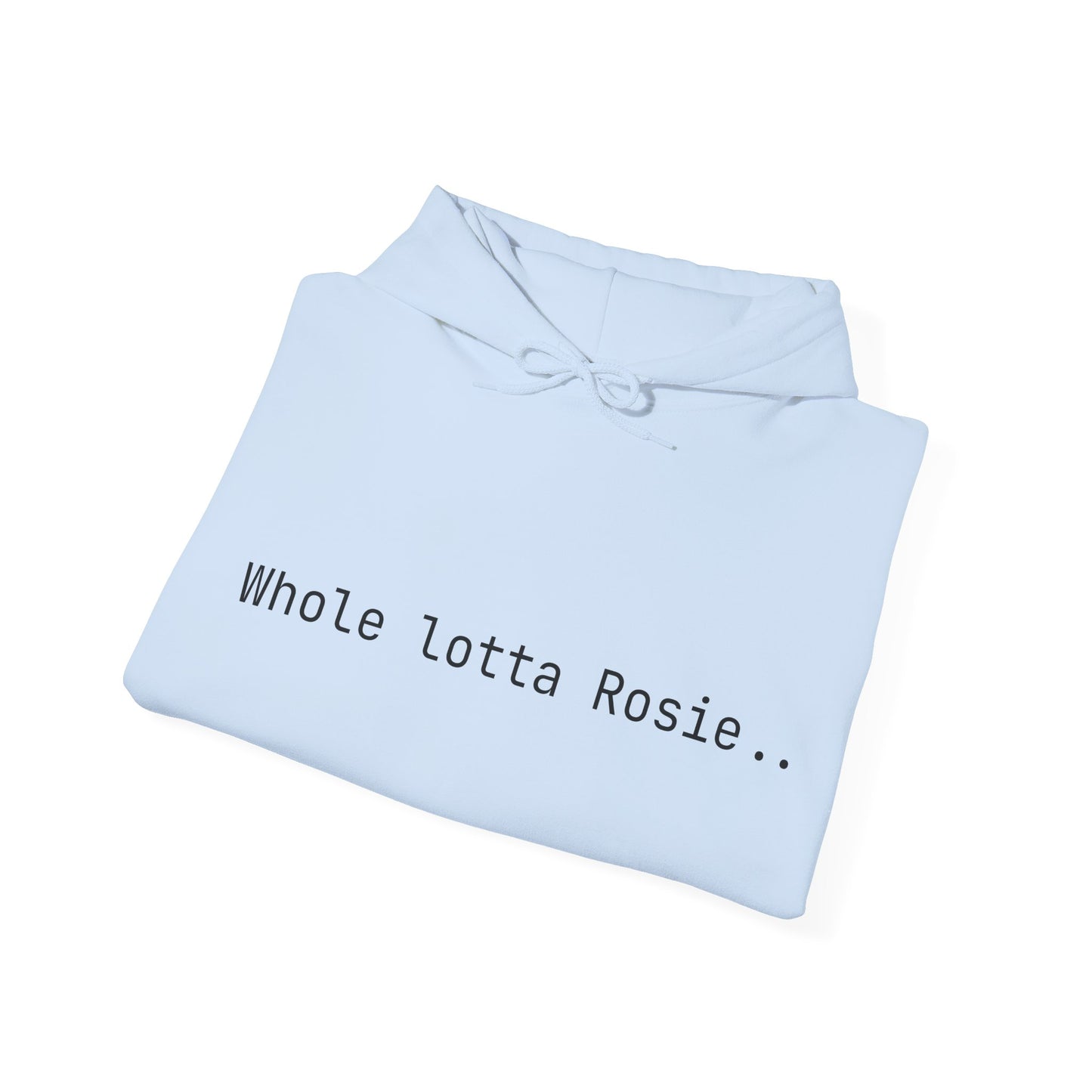 AC/DC Inspired Whole Lotta Rosie Bulldog Unisex Heavy Blend™ Hooded Sweatshirt