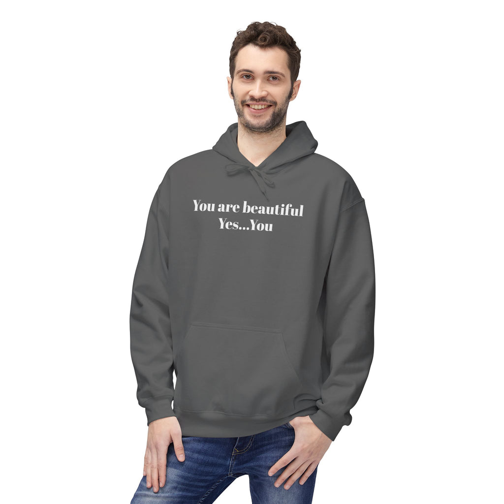 Positive Vibes Unisex Hoodie - You Are Beautiful, Happiness Ahead Sweatshirt, Inspirational Gift, Self-Love Apparel, Cozy Comfort