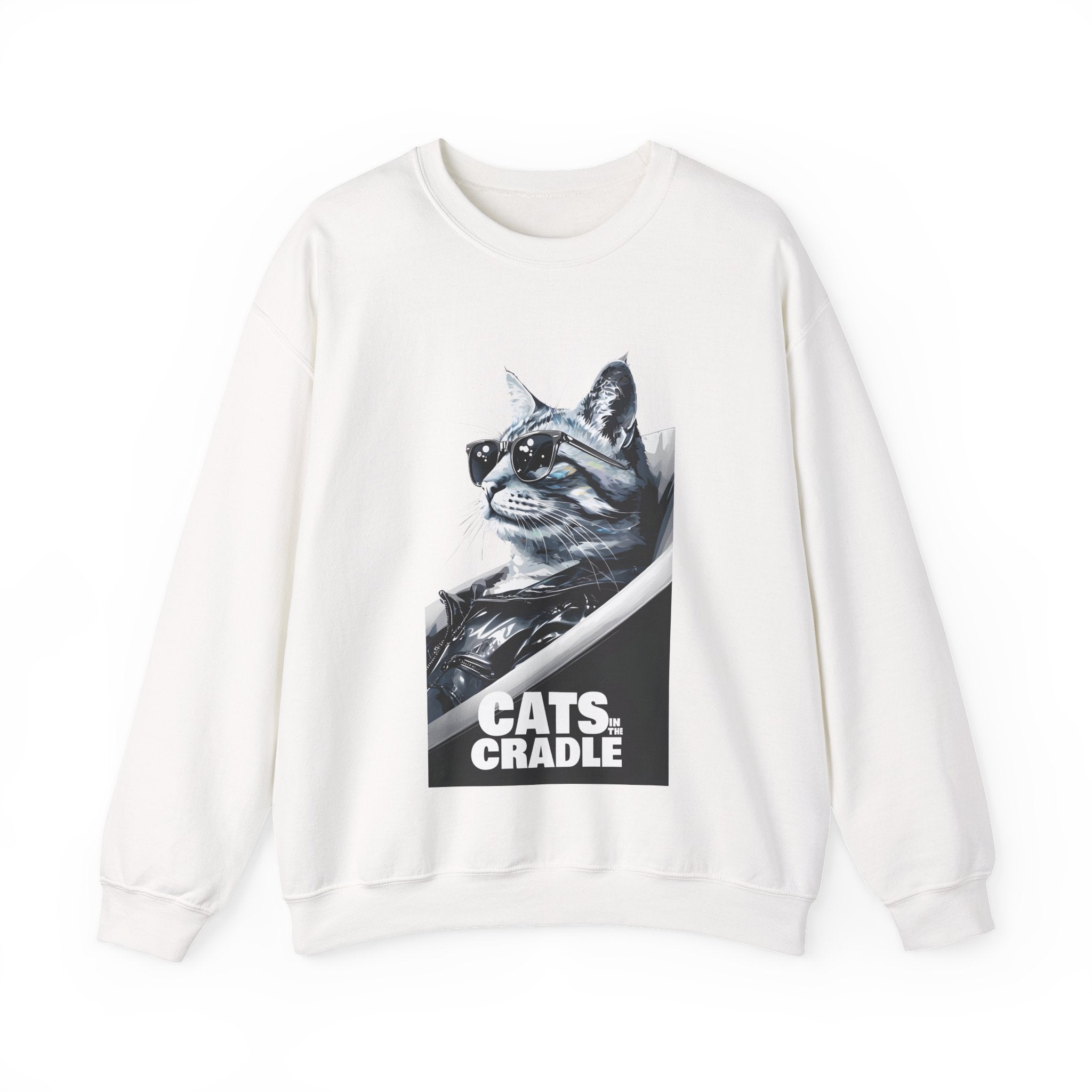 Cats in the Cradle Unisex Sweatshirt, Unisex Pullover Jumper, Cozy Sweatshirt, Gift for Music Lover, Cat