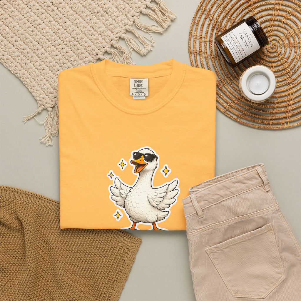 Confidence Goose T-Shirt — Funny Motivational Graphic Tee