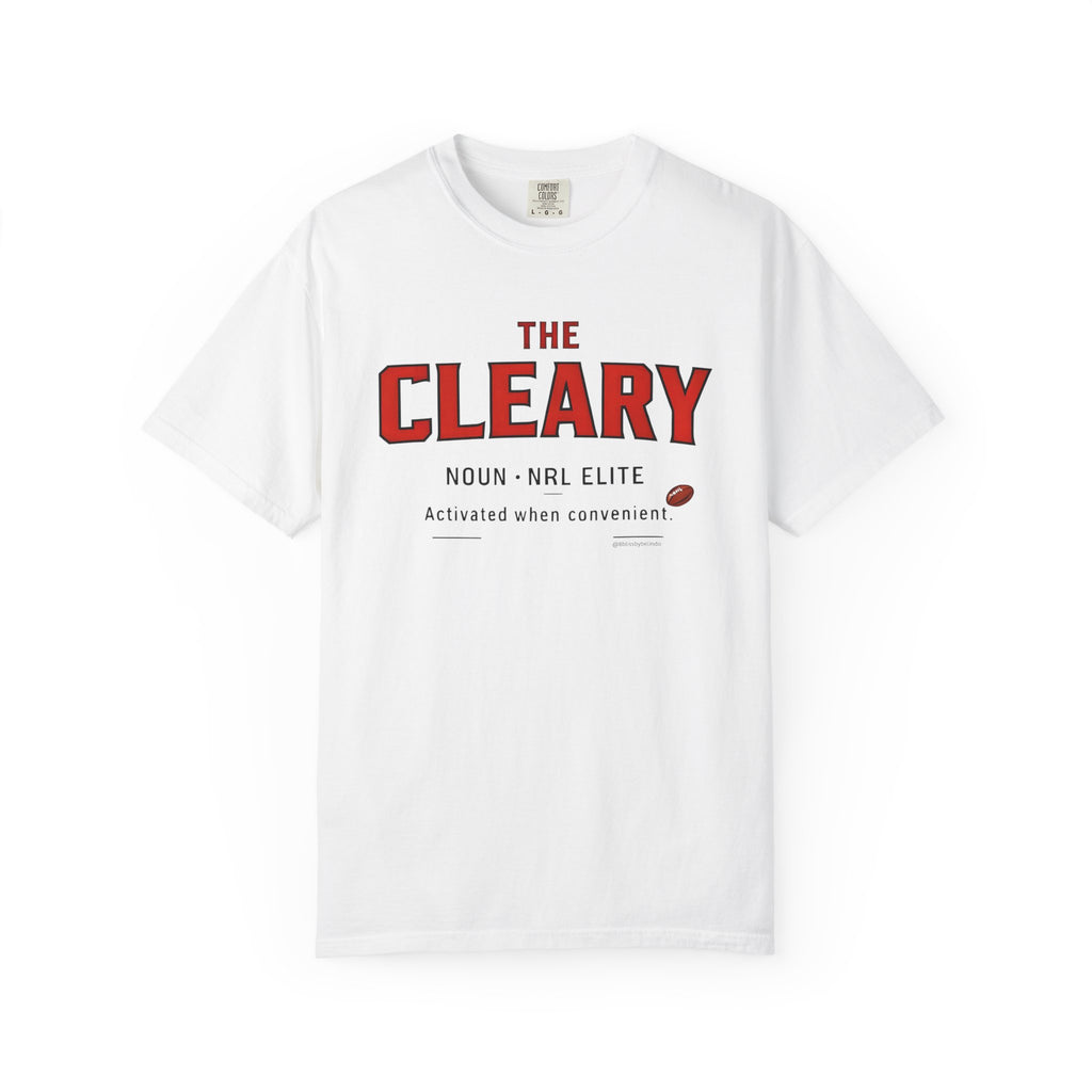 The Cleary Graphic T-Shirt — 'The Cleary' Sports Humour Tee with Definition Print