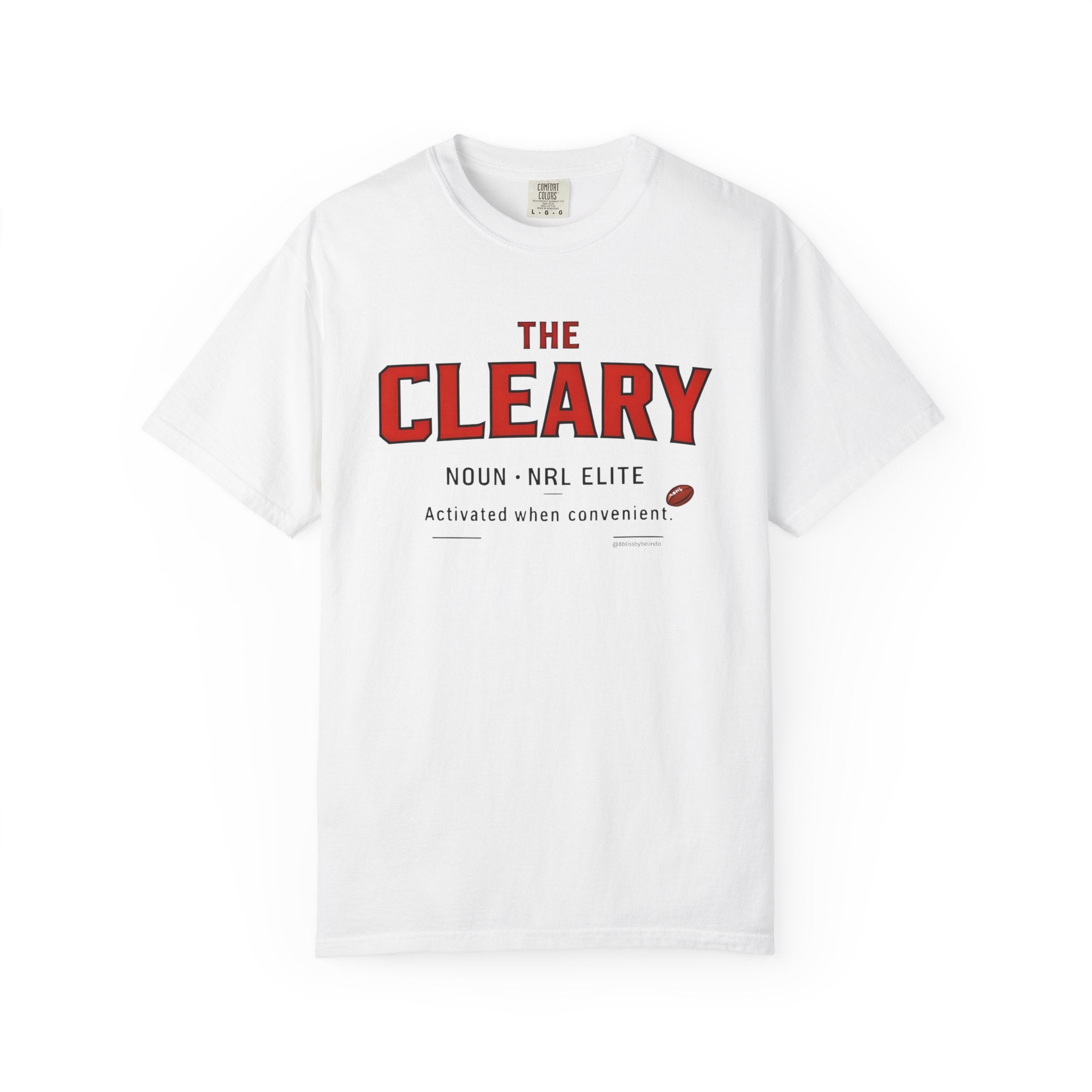 The Cleary Graphic T-Shirt — 'The Cleary' Sports Humour Tee with Definition Print