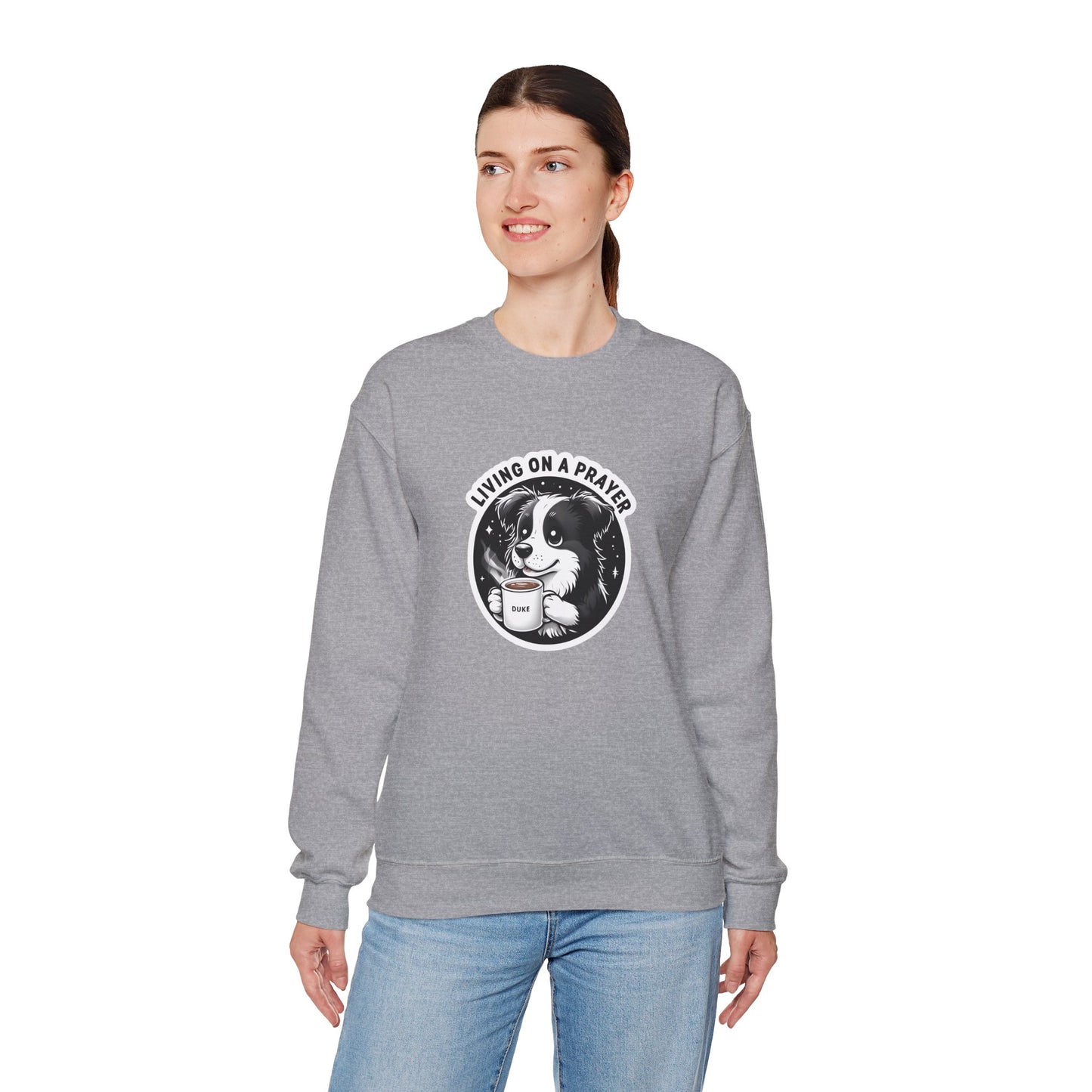 Music Inspired Unique Design Border Collie Sweatshirt