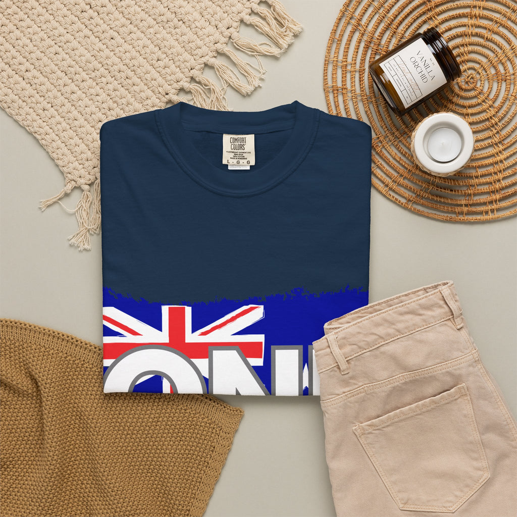 ONE Australia Unity T-Shirt — Aussie Torn Flag Map Graphic Tee
