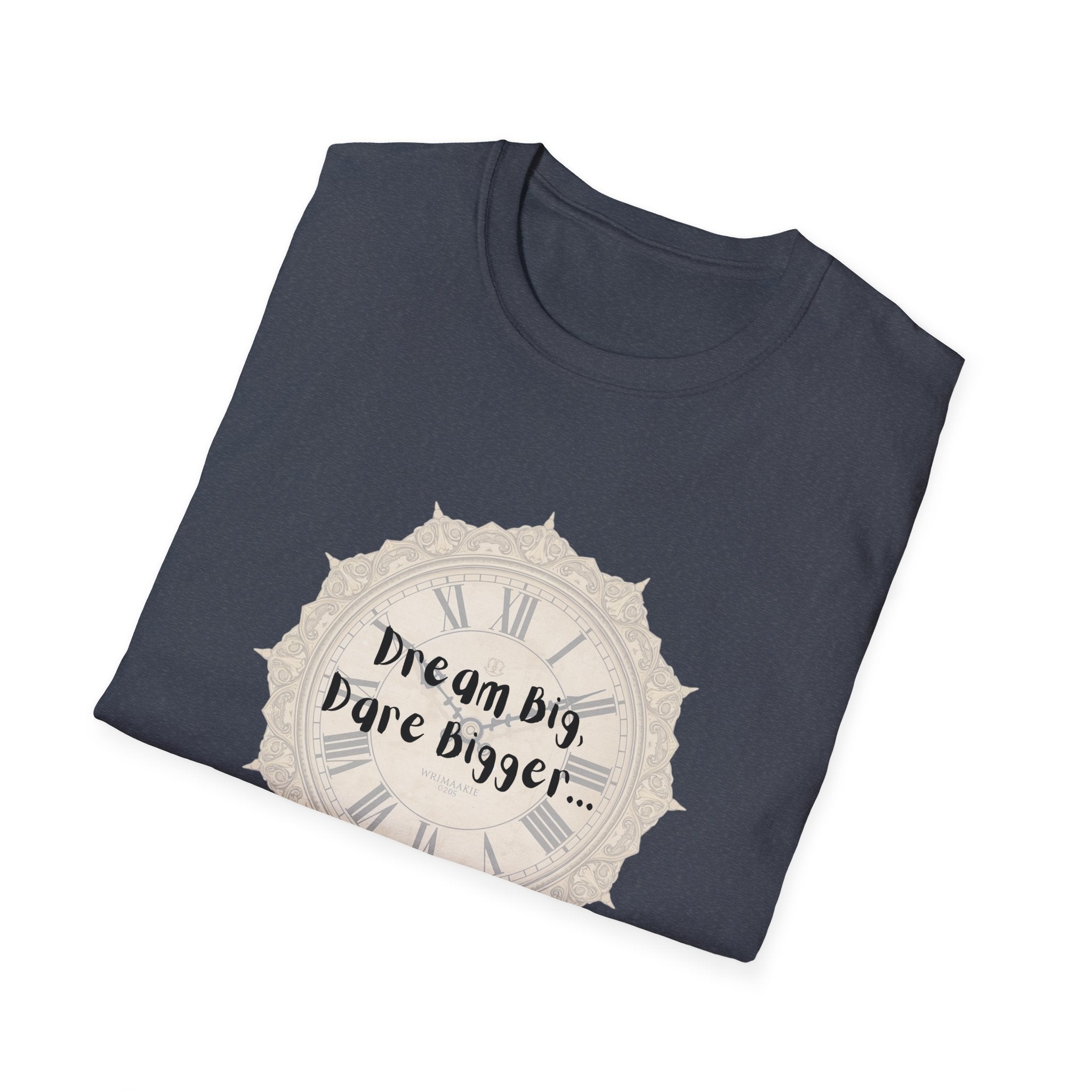 T-Shirt Inspirational Tee for Motivation, Dream Big, Gift for Dreamers, Casual Wear