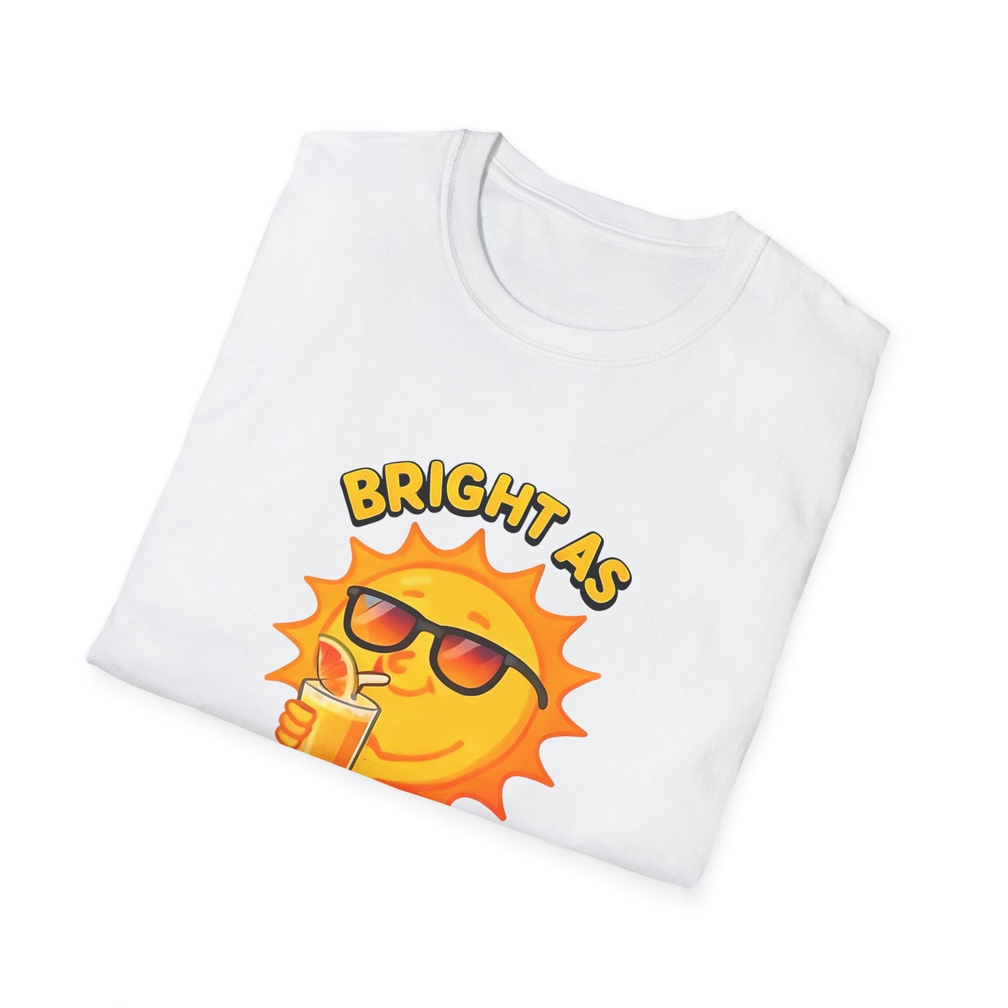 Bright as Morning T-Shirt - Fun Summer Tee, Gift for Friends, Casual Wear, Summer Vibes