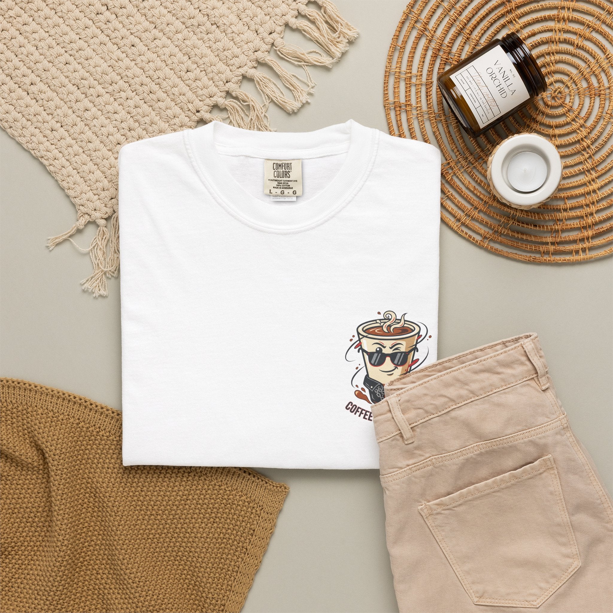 Running on Coffee & Attitude Mum T-Shirt