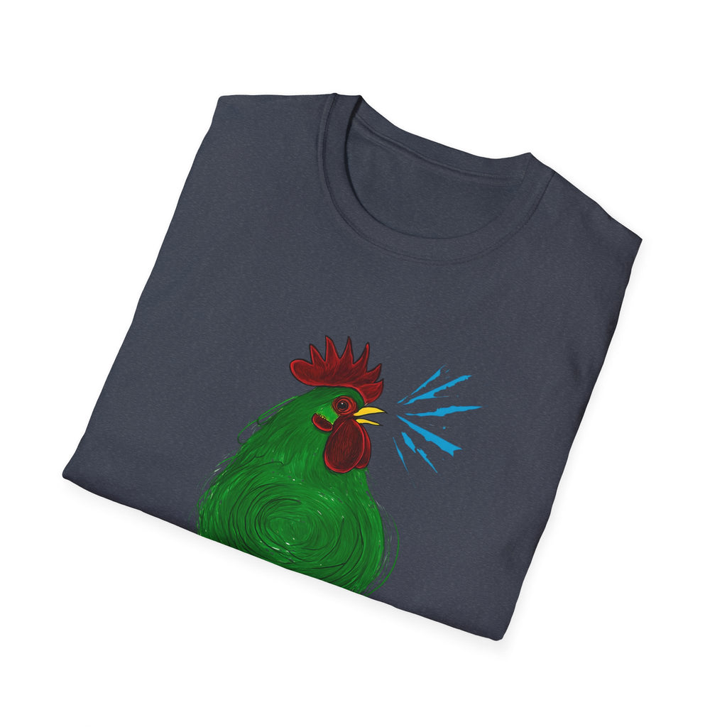 Funny Chicken Graphic T-Shirt, Humor Tee, Farm-Inspired Apparel