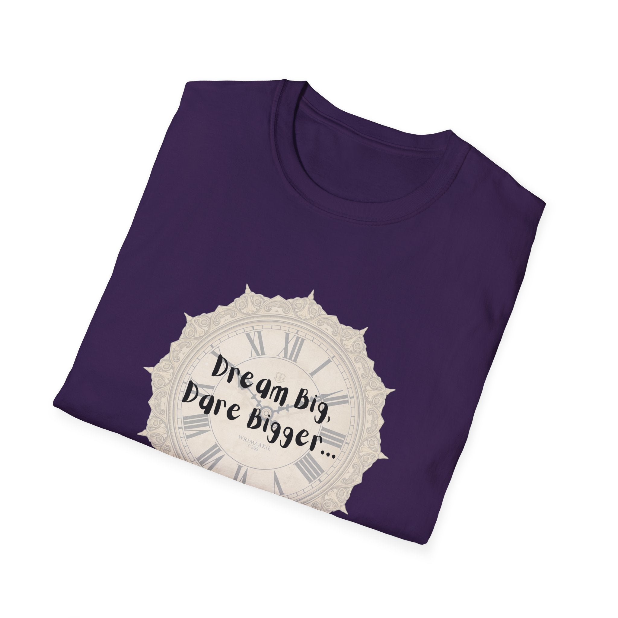 T-Shirt Inspirational Tee for Motivation, Dream Big, Gift for Dreamers, Casual Wear