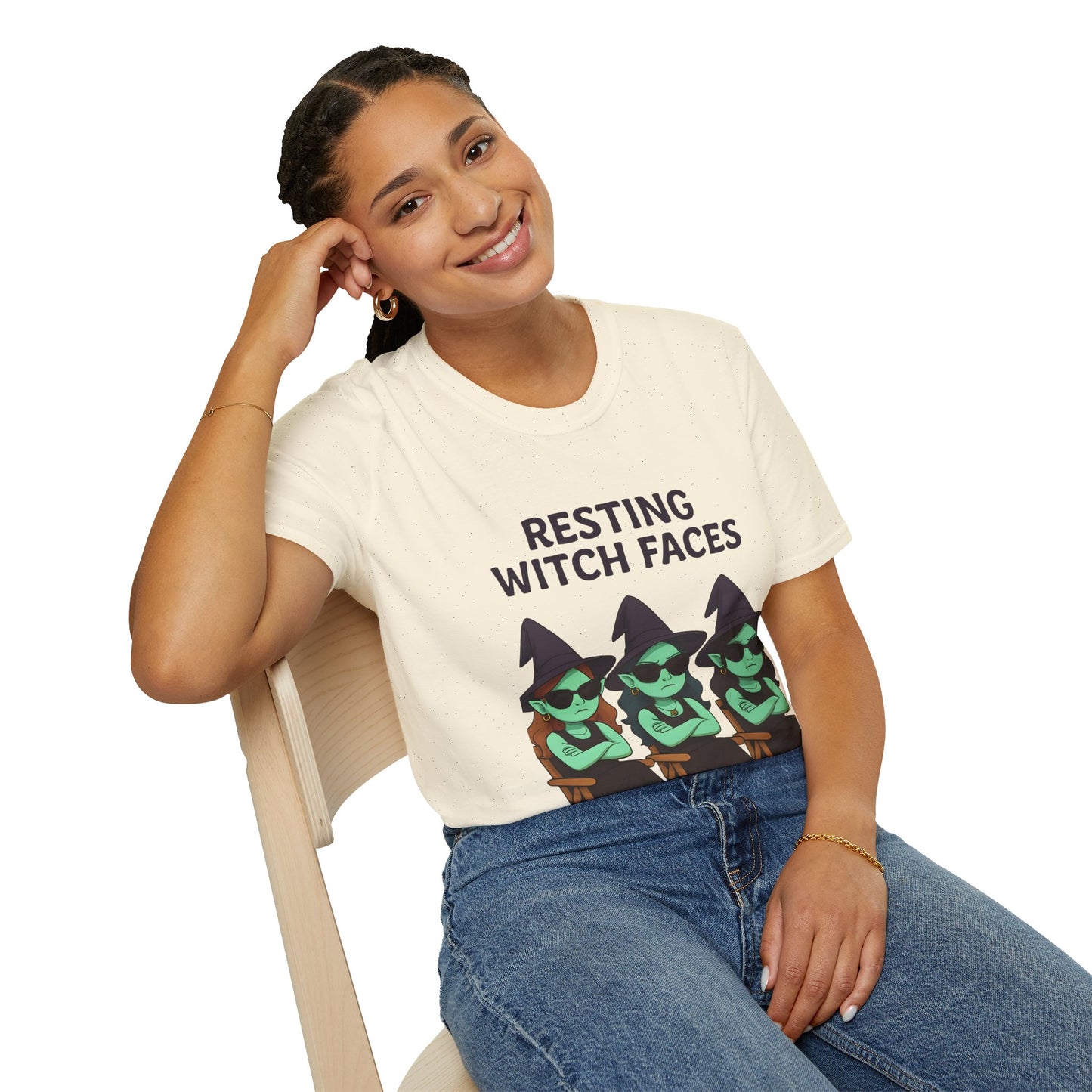 Resting Witch Faces Unisex Softstyle T-Shirt | Cute Halloween Tee, Witch Shirt, Gifts for Her, Spooky Season Apparel, Comfortable [...]