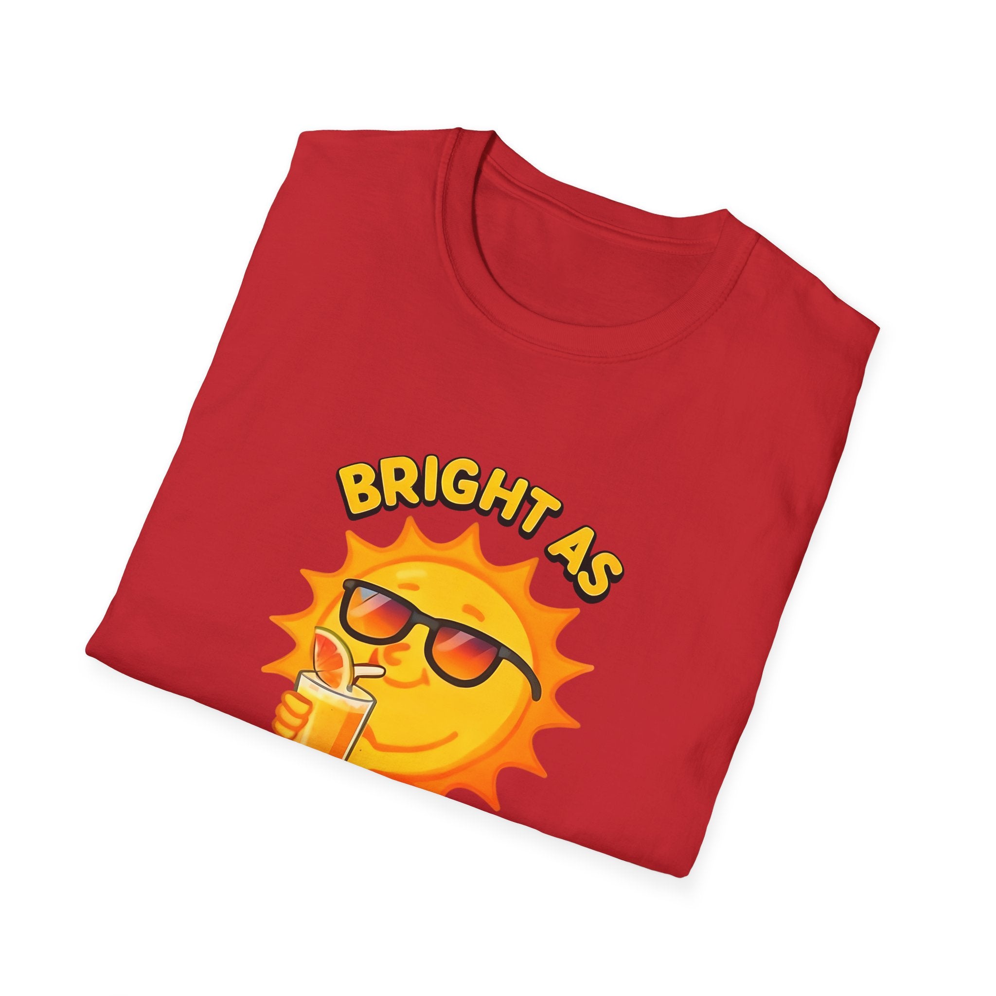 Bright as Morning T-Shirt - Fun Summer Tee, Gift for Friends, Casual Wear, Summer Vibes