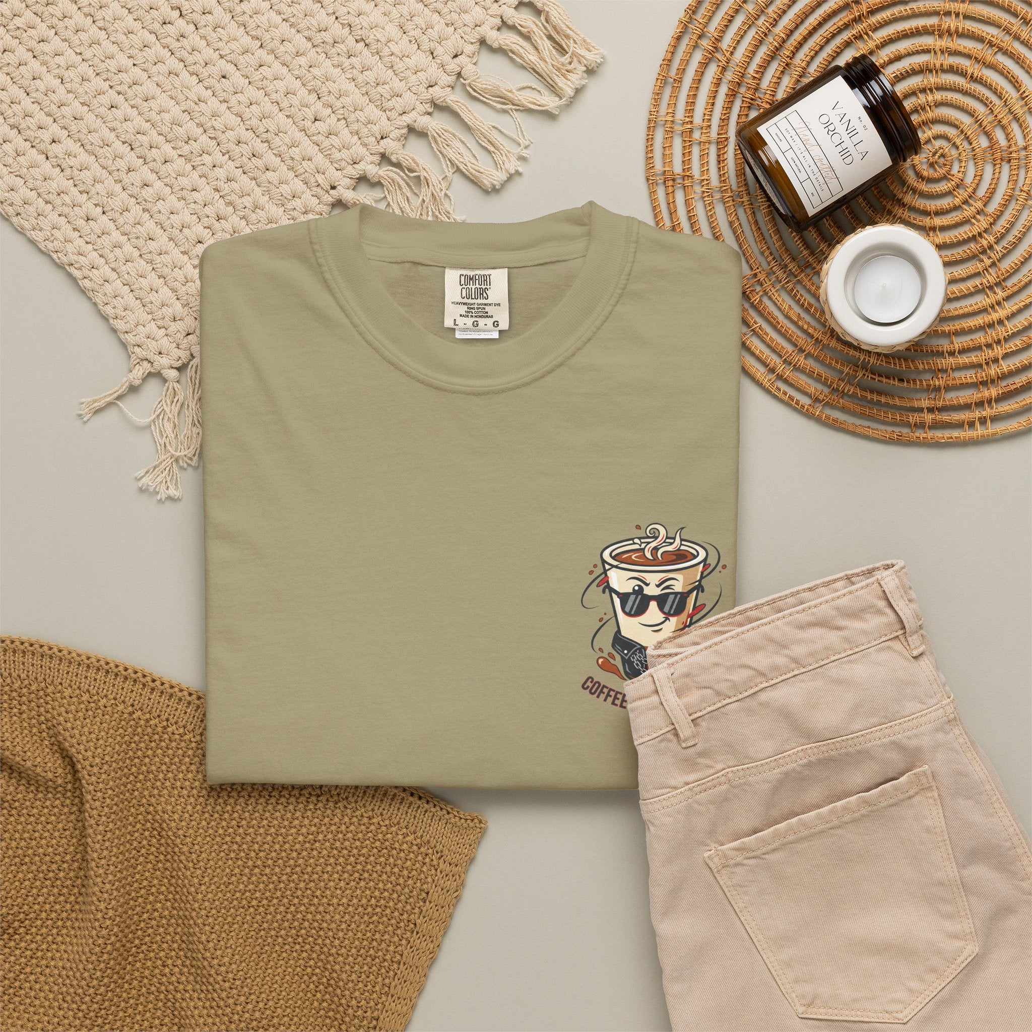 Running on Coffee & Attitude Mum T-Shirt